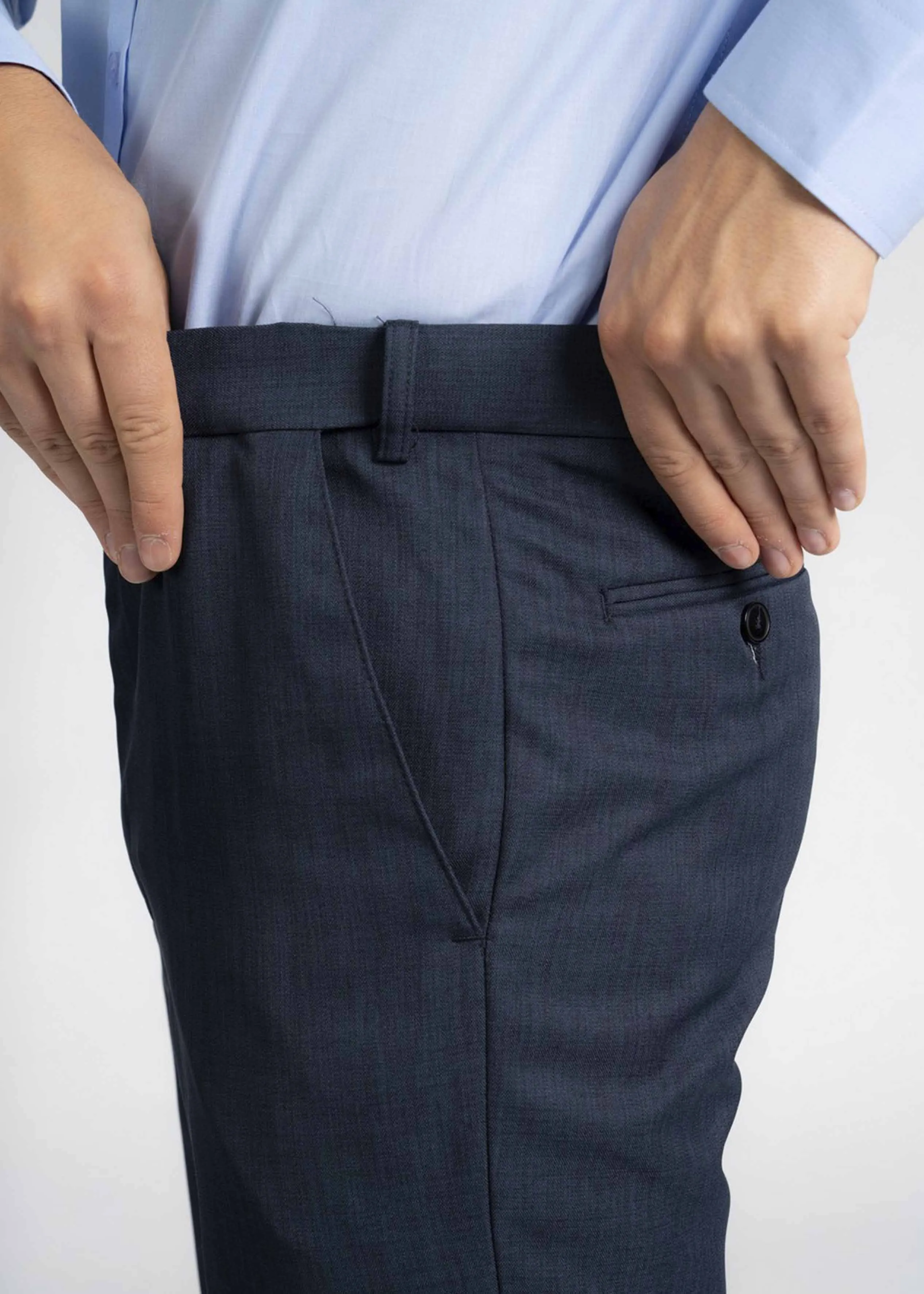 2 Pack Men's Smart VELCRO® Brand Fastening Trousers Blake Bundle