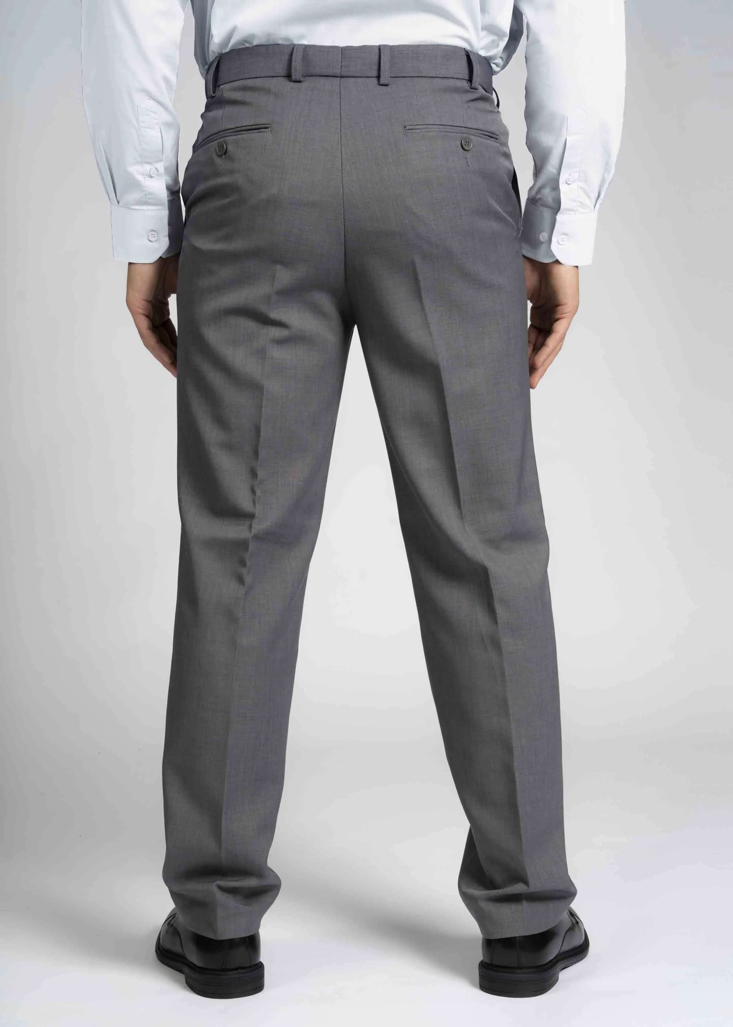 2 Pack Men's Smart VELCRO® Brand Fastening Trousers Blake Bundle