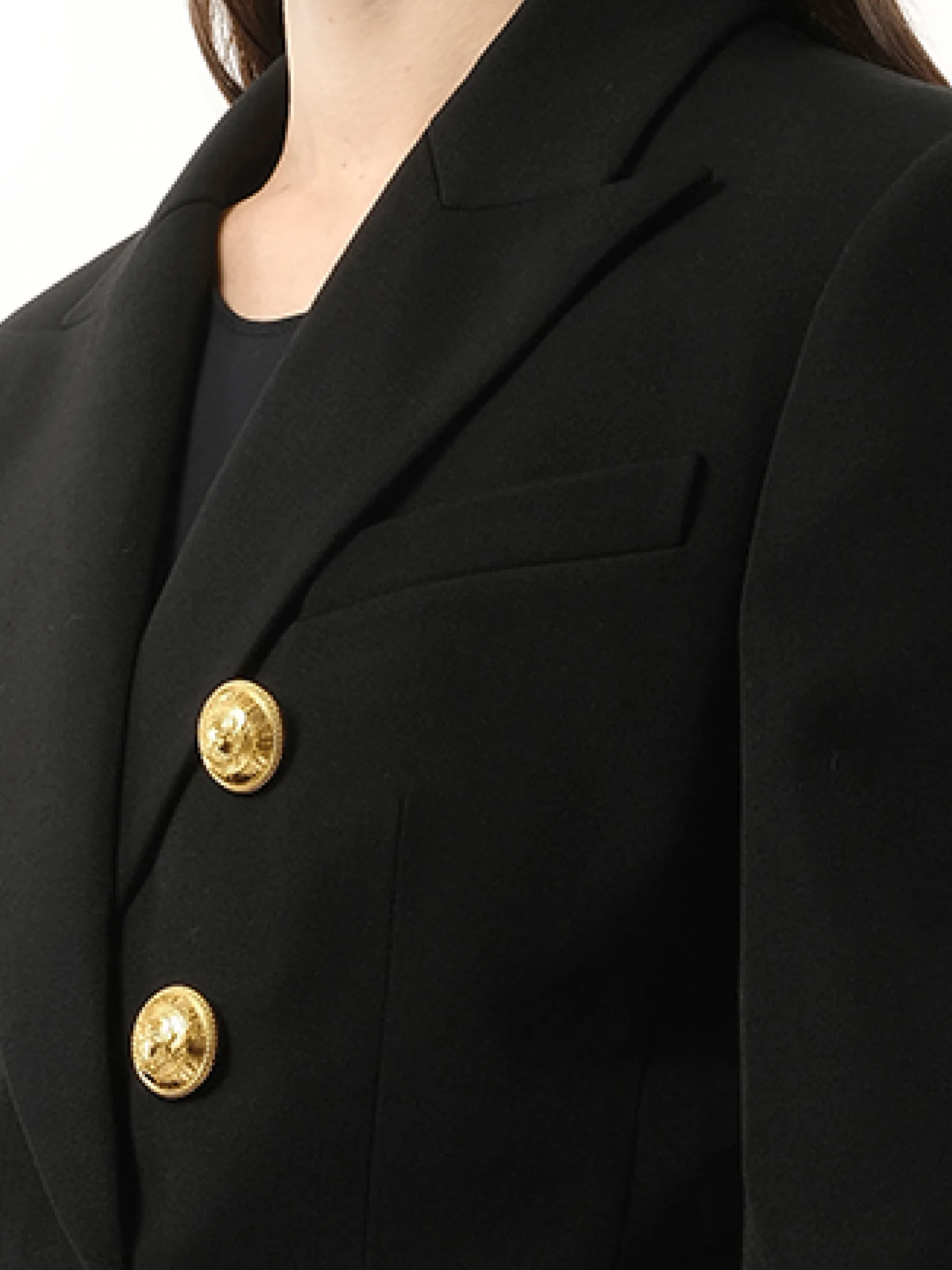 6 BTN Grain De Poudre Jacket in Black