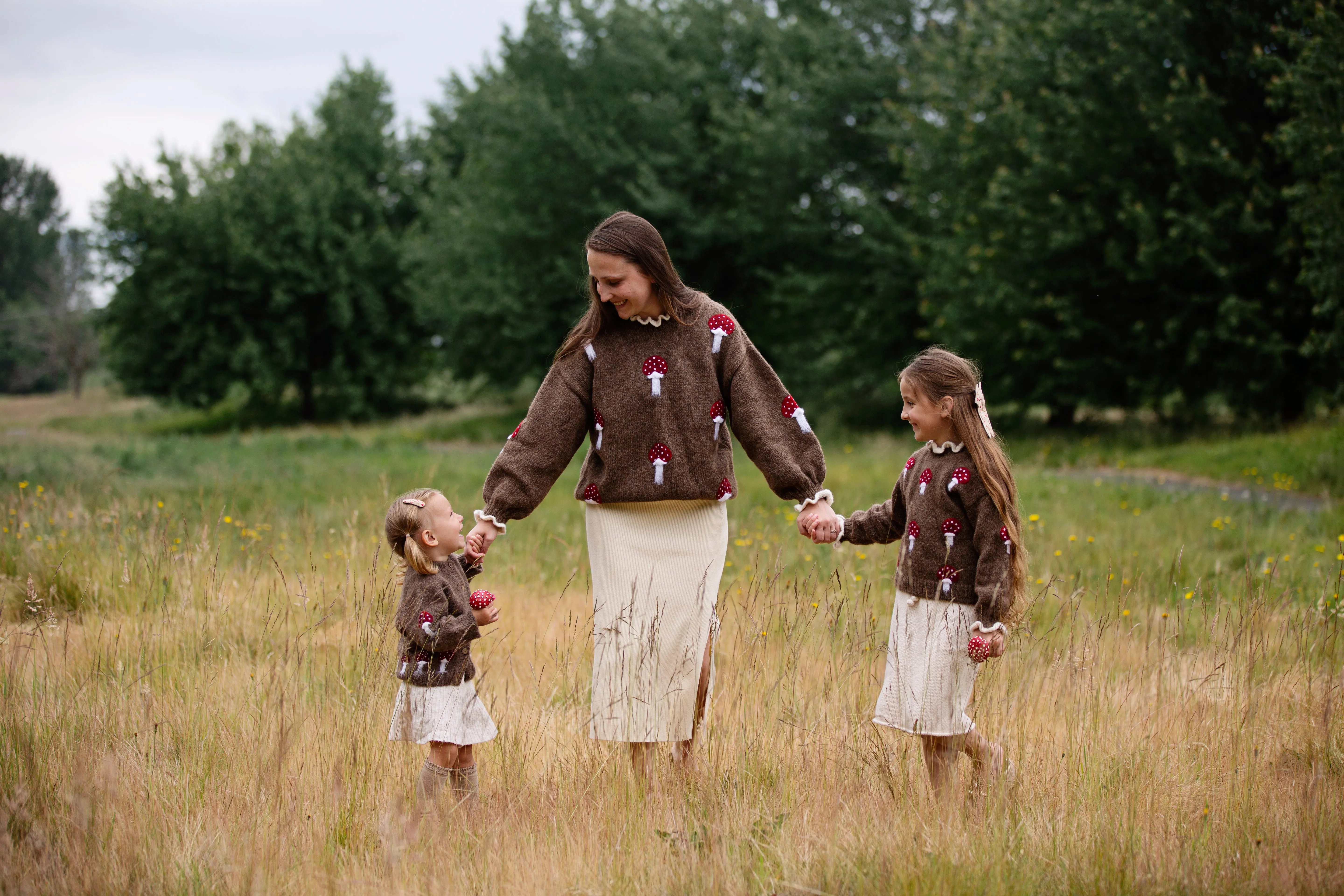 Adult Mushrooms pullover | Brown