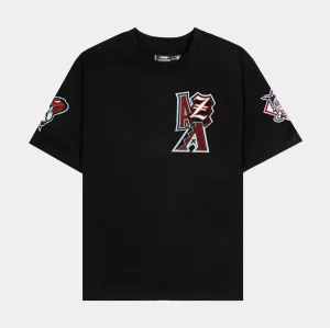 Arizona Diamondbacks City Mens Short Sleeve Shirt (Black/Red)