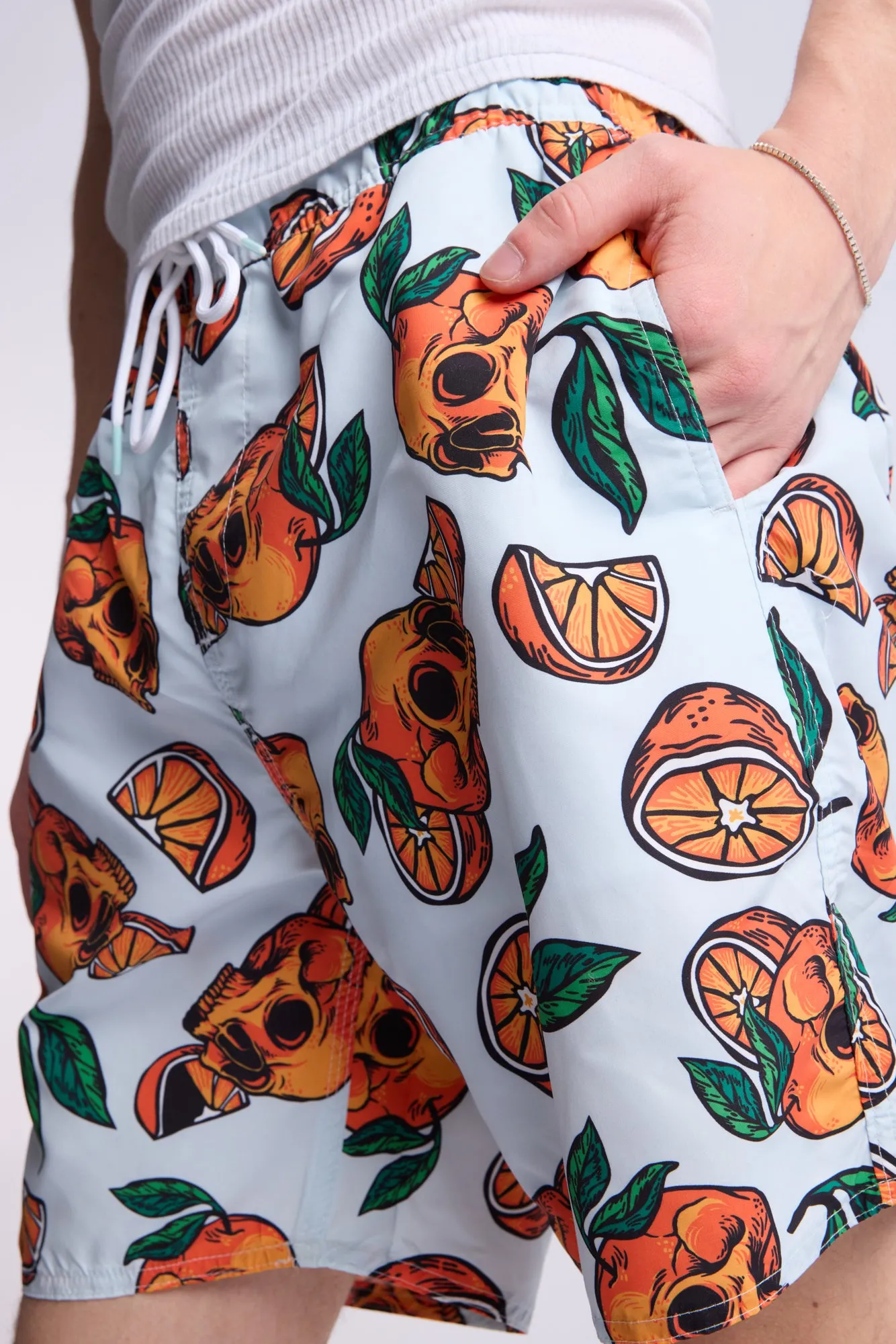 Arsenic Mens Graphic Beach Shorts