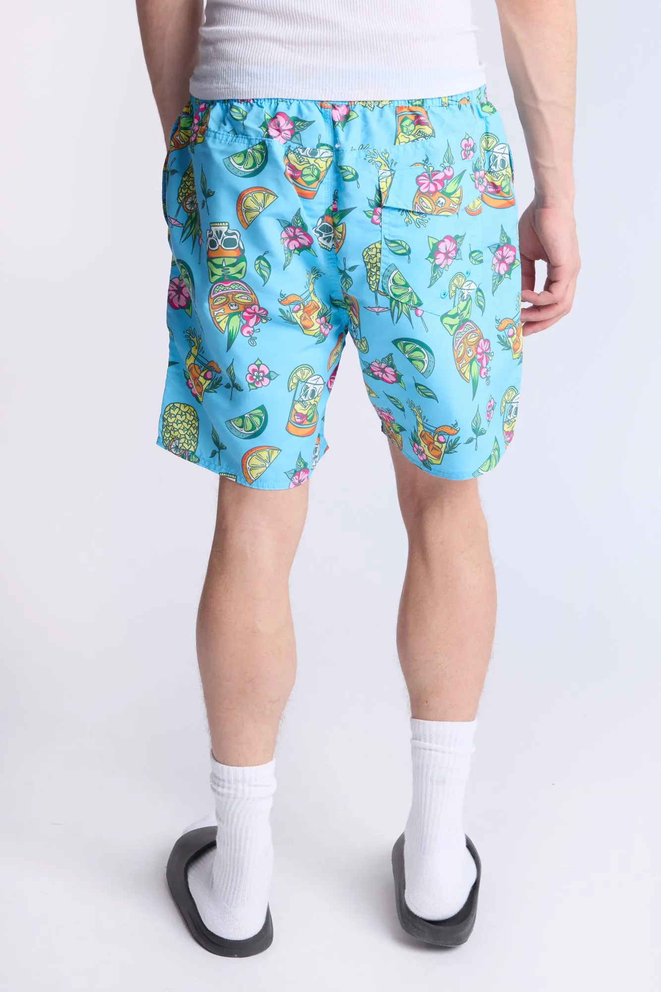 Arsenic Mens Graphic Beach Shorts