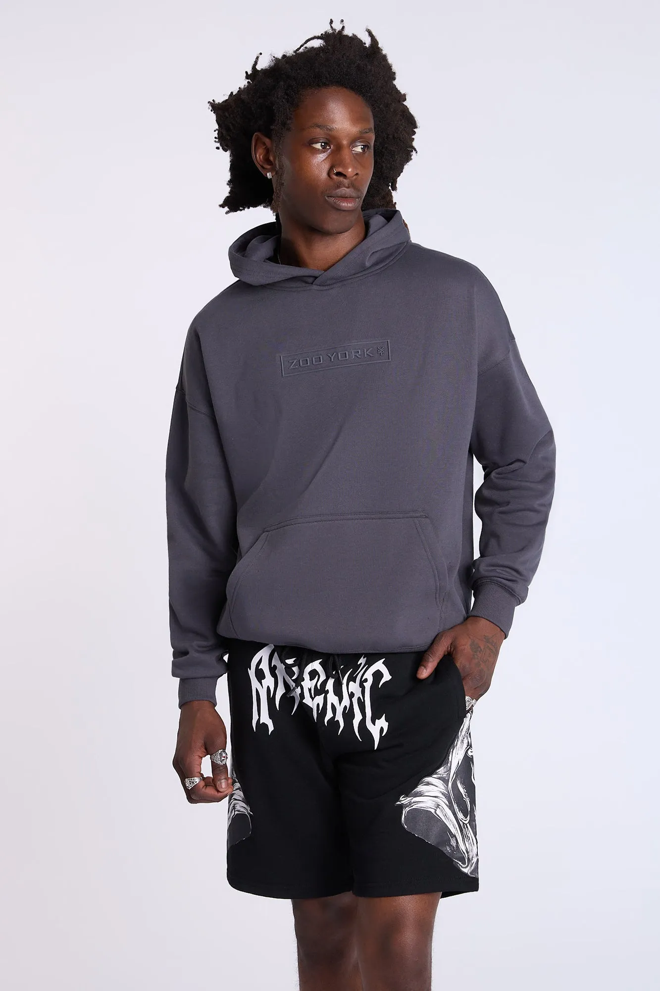 Arsenic Mens Logo Print Shorts