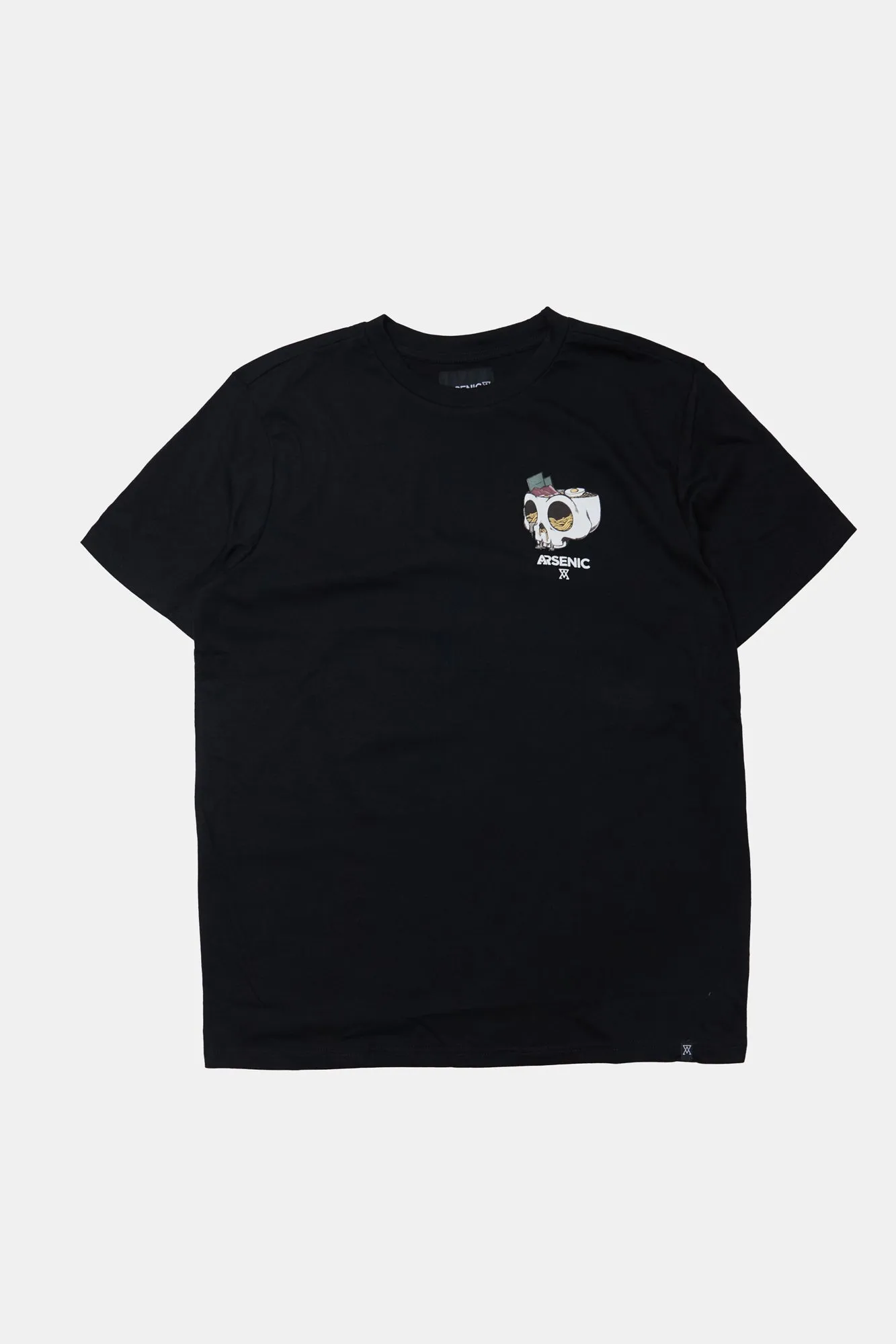 Arsenic Mens Ramen Skull T-Shirt