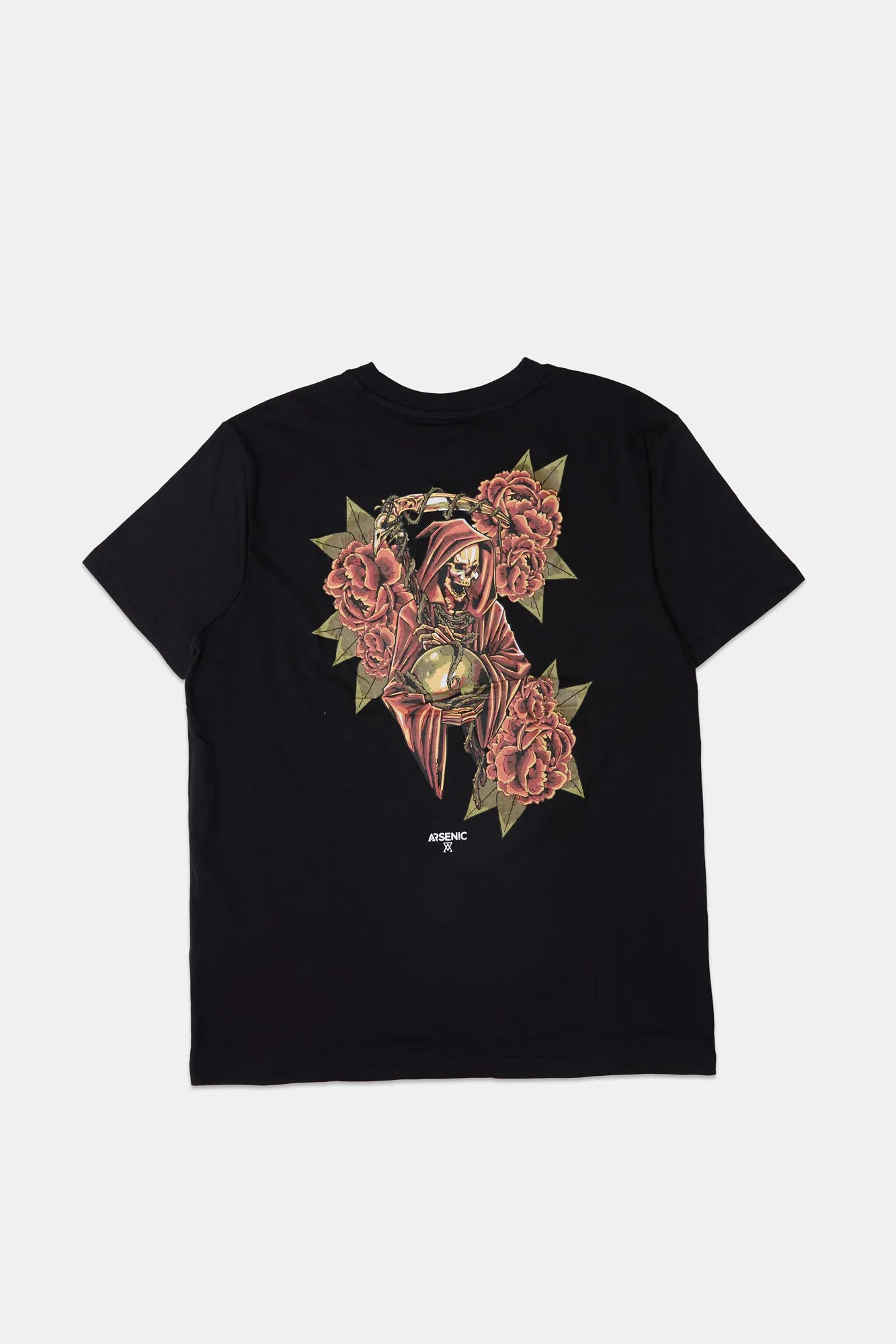 Arsenic Mens Reaper & Roses T-Shirt