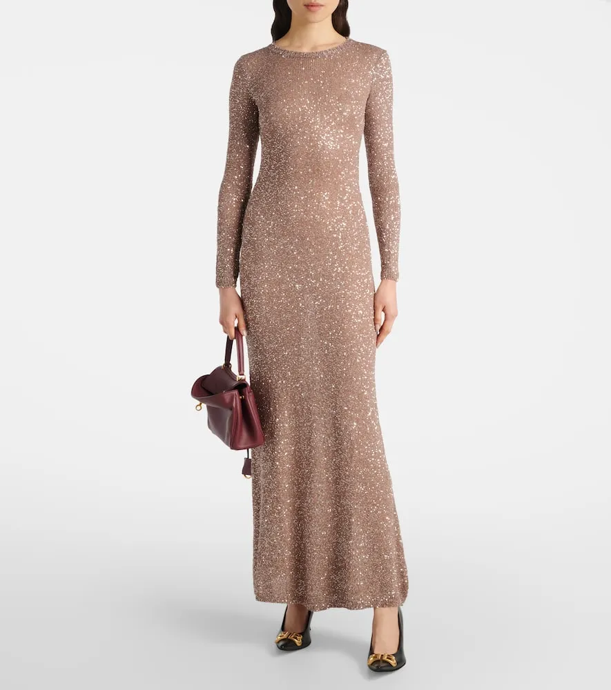 Balenciaga Sequined maxi dress