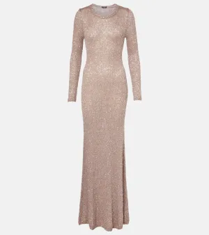 Balenciaga Sequined maxi dress