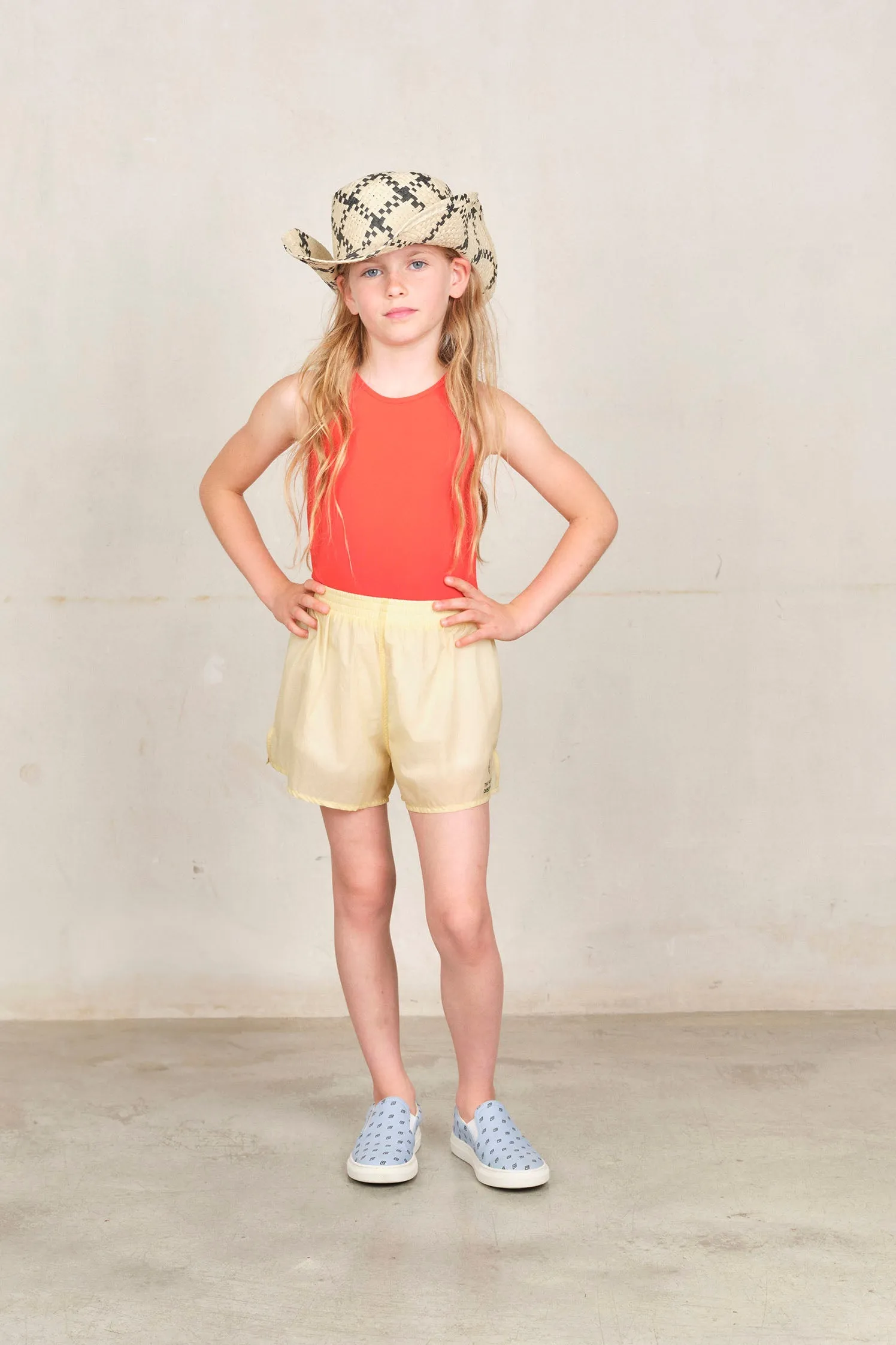 Beige Spider Shorts