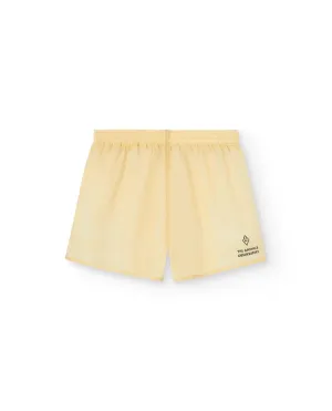 Beige Spider Shorts