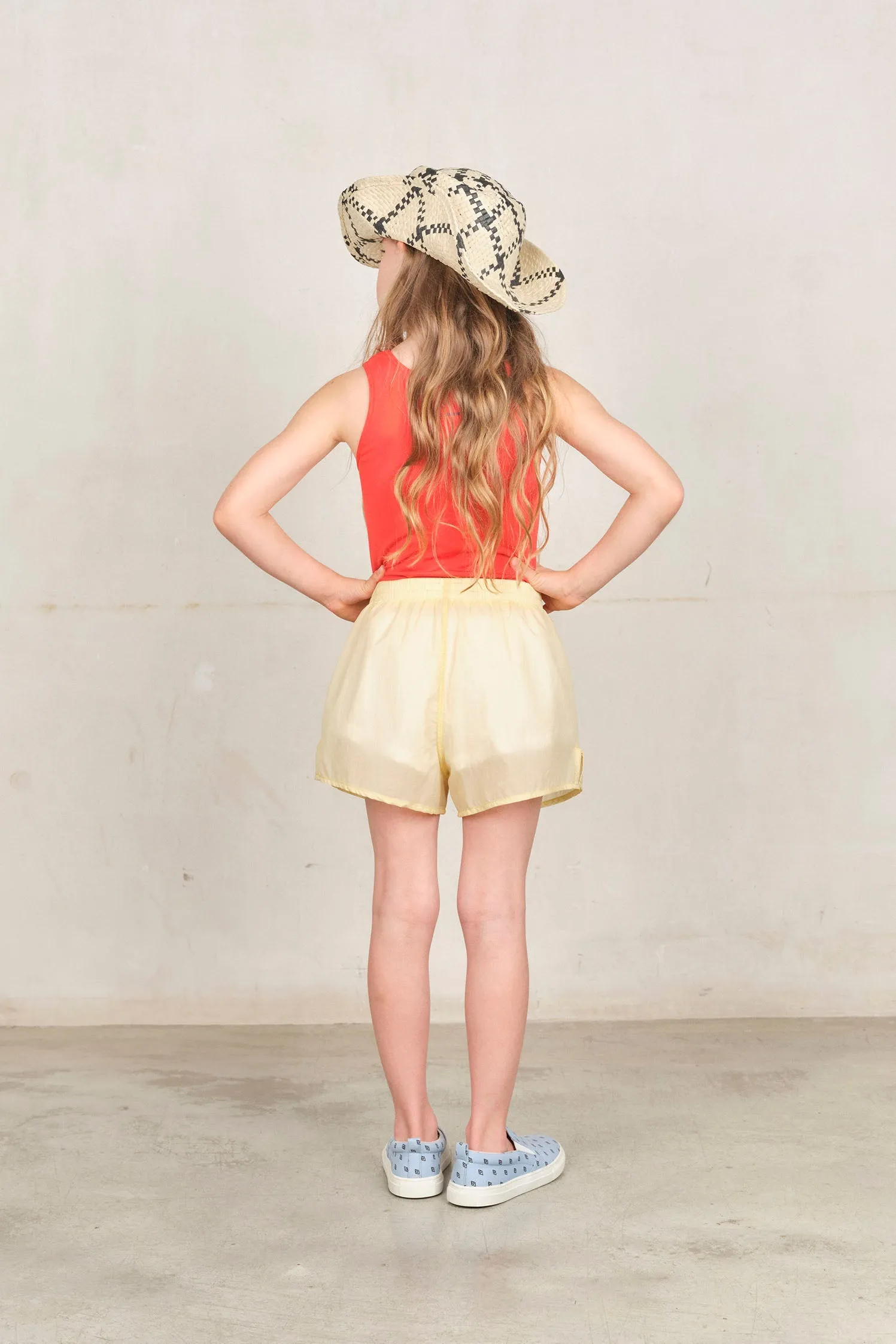 Beige Spider Shorts