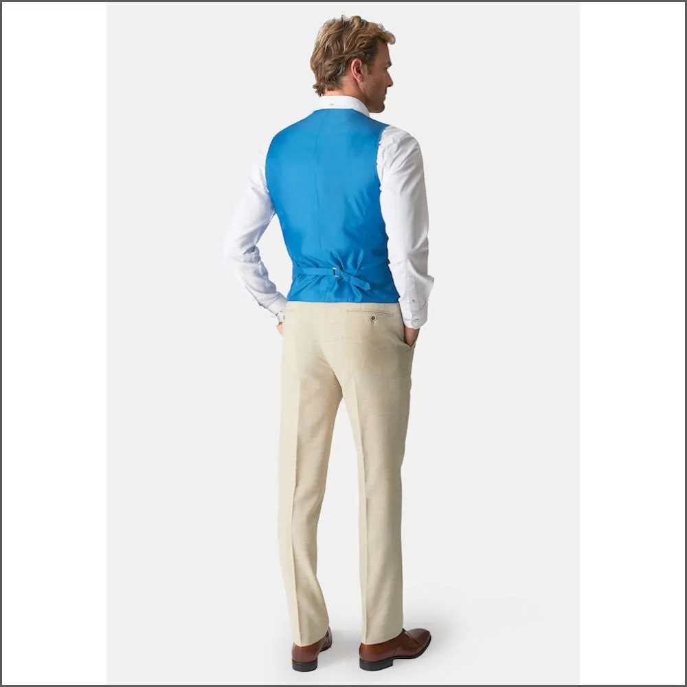 Brook Taverner Constable Tailored Fit Natural Linen Mix Jacket@