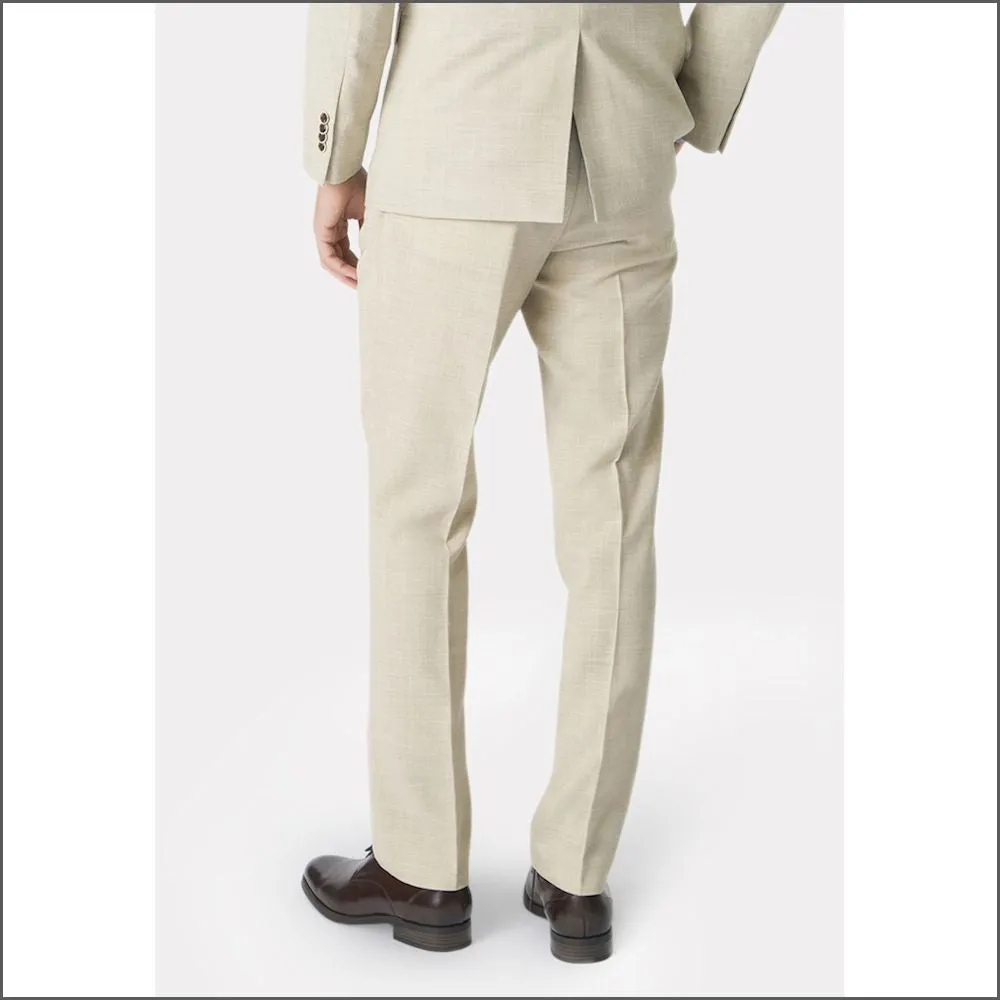 Brook Taverner Constable Tailored Fit Natural Linen Mix Jacket@
