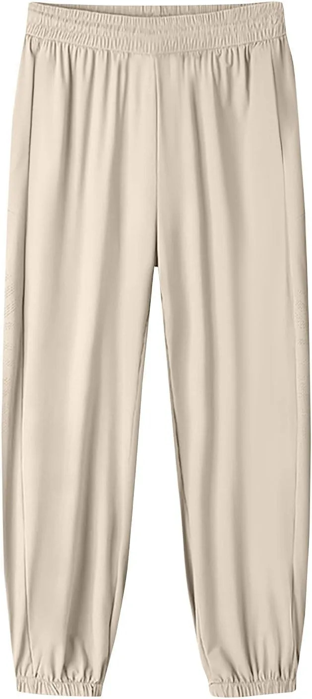 Cargo Pants Women Linen, Straight Leg Yoga Pants for Women High Waisted Trousers Palazzo Dressy Straight Leg