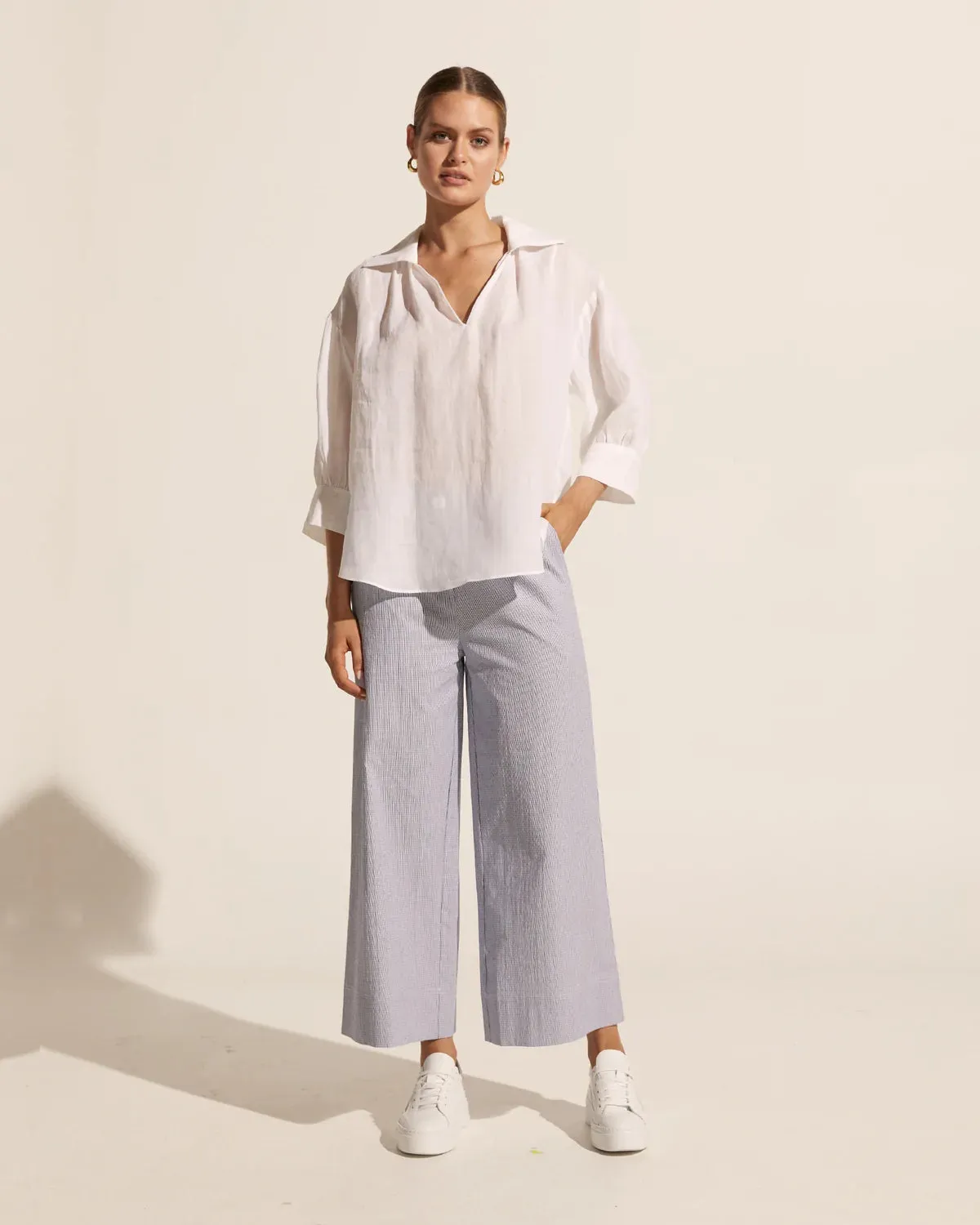 Clarity pant Blue Check