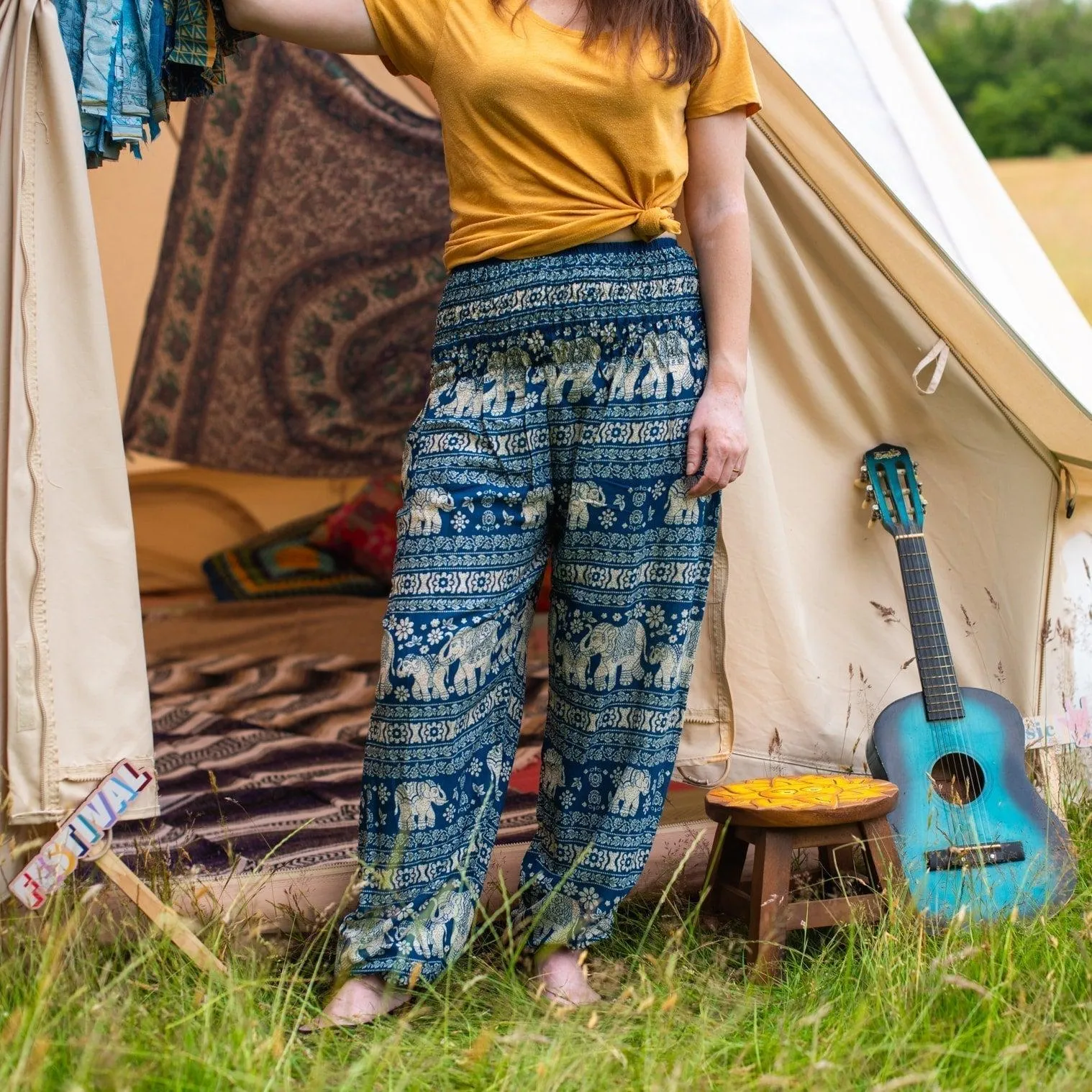 Elephant Print Trousers