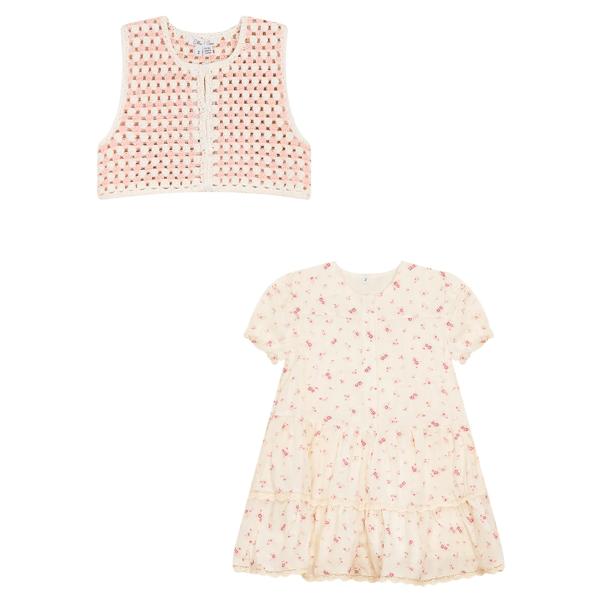 Elle & Boo Misty Rose Girls Dress