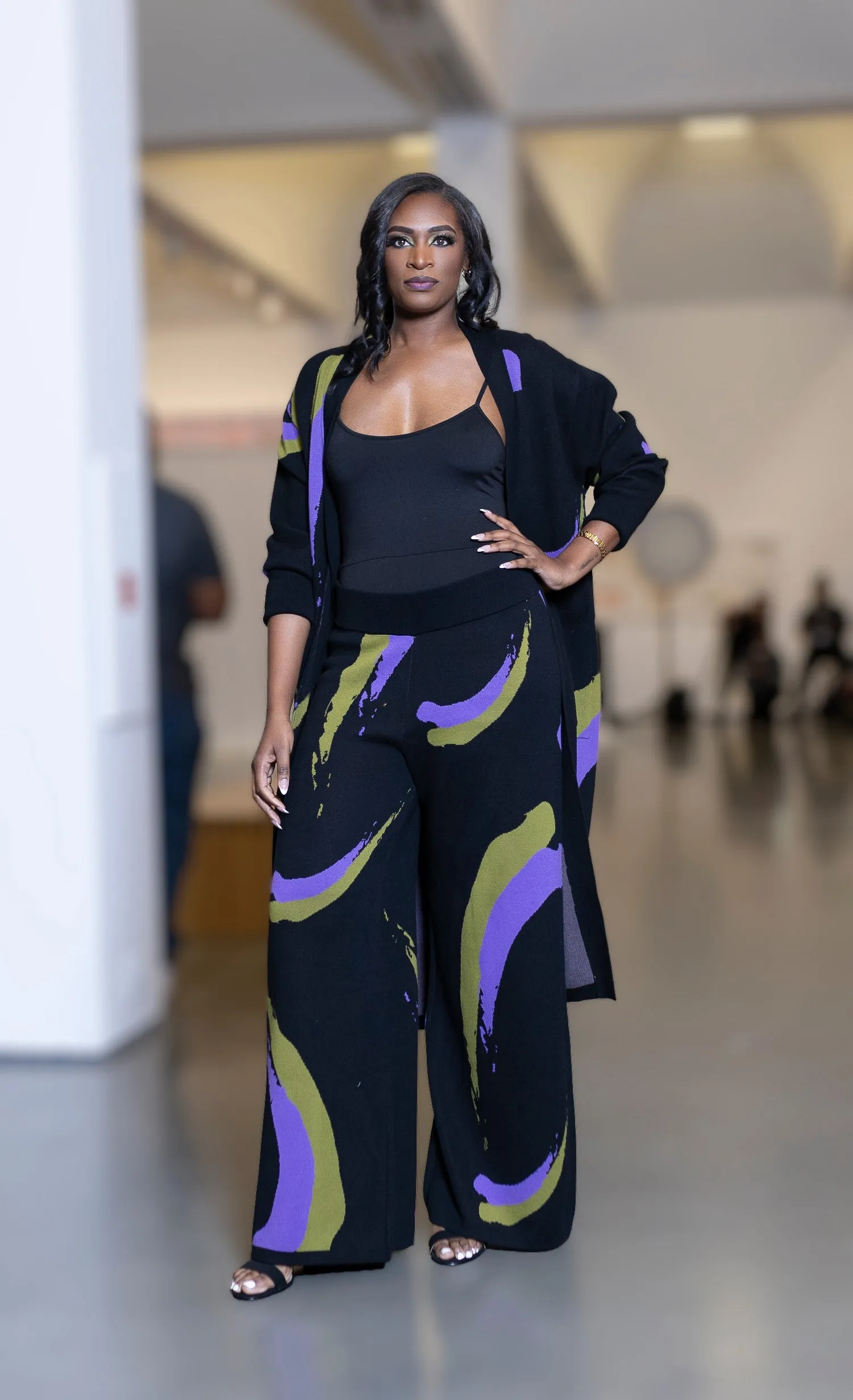 Flow by Tara Davis- Stephanie Wide Leg Knit Pants