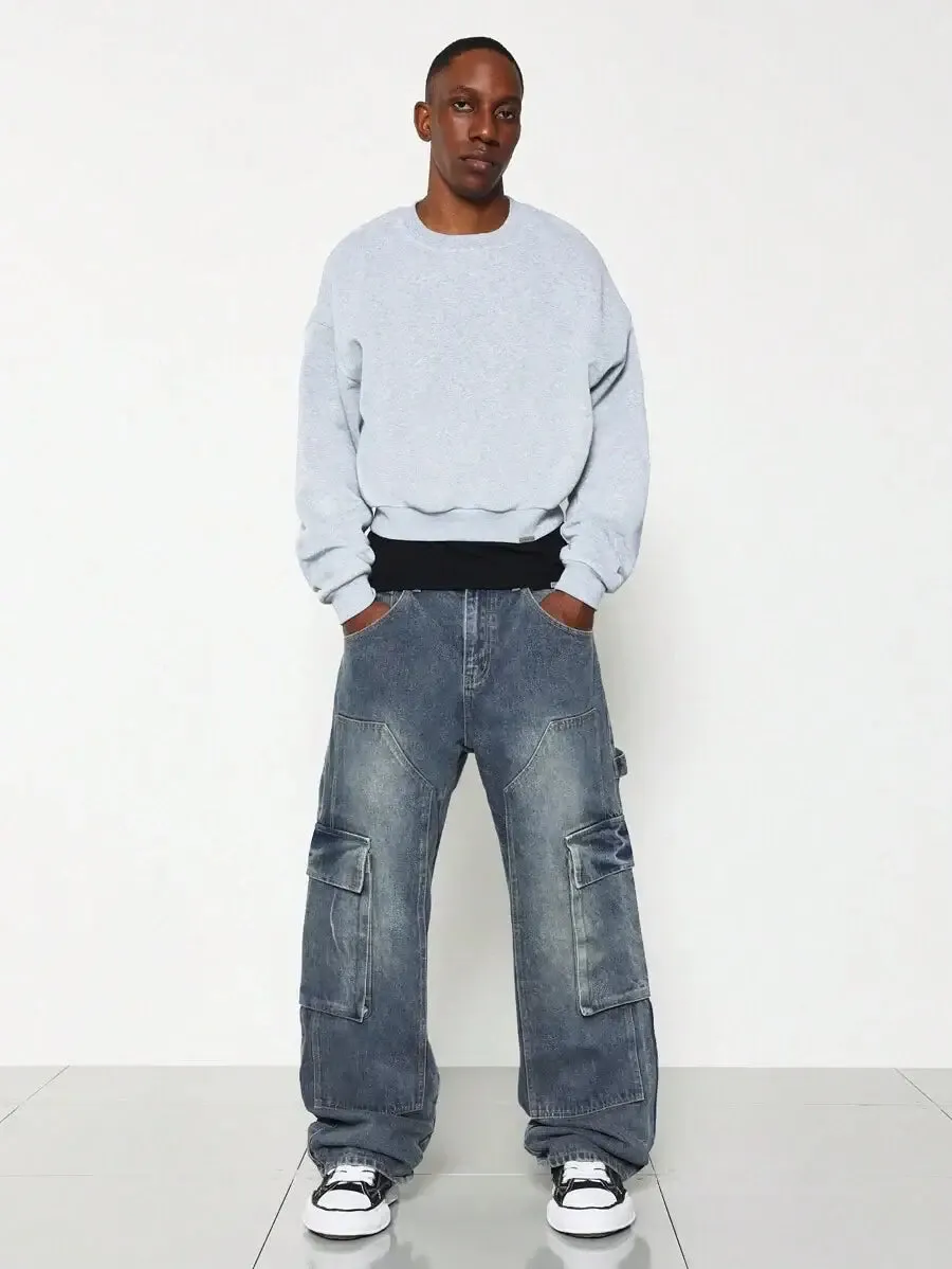 Grey Baggy Jeans – Trendy & Comfortable Streetwear