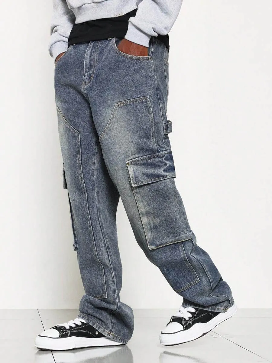 Grey Baggy Jeans – Trendy & Comfortable Streetwear