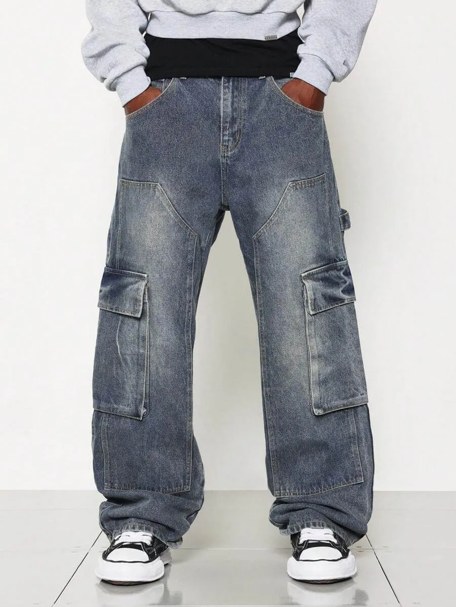 Grey Baggy Jeans – Trendy & Comfortable Streetwear