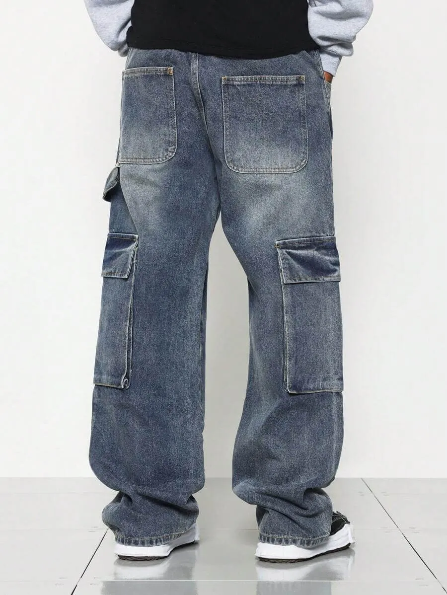Grey Baggy Jeans – Trendy & Comfortable Streetwear