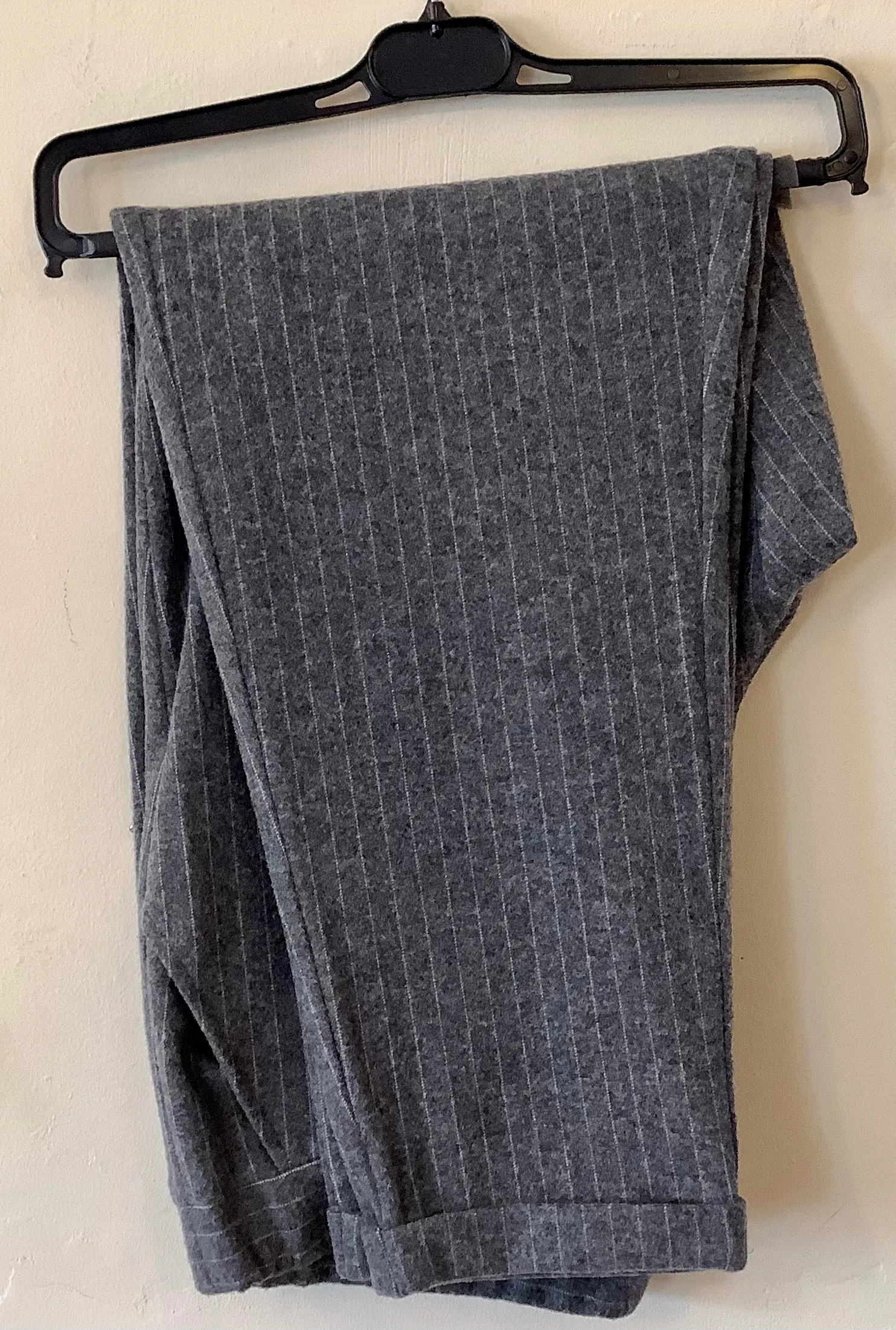 Grey Pinstripe Trousers - Paz Torras