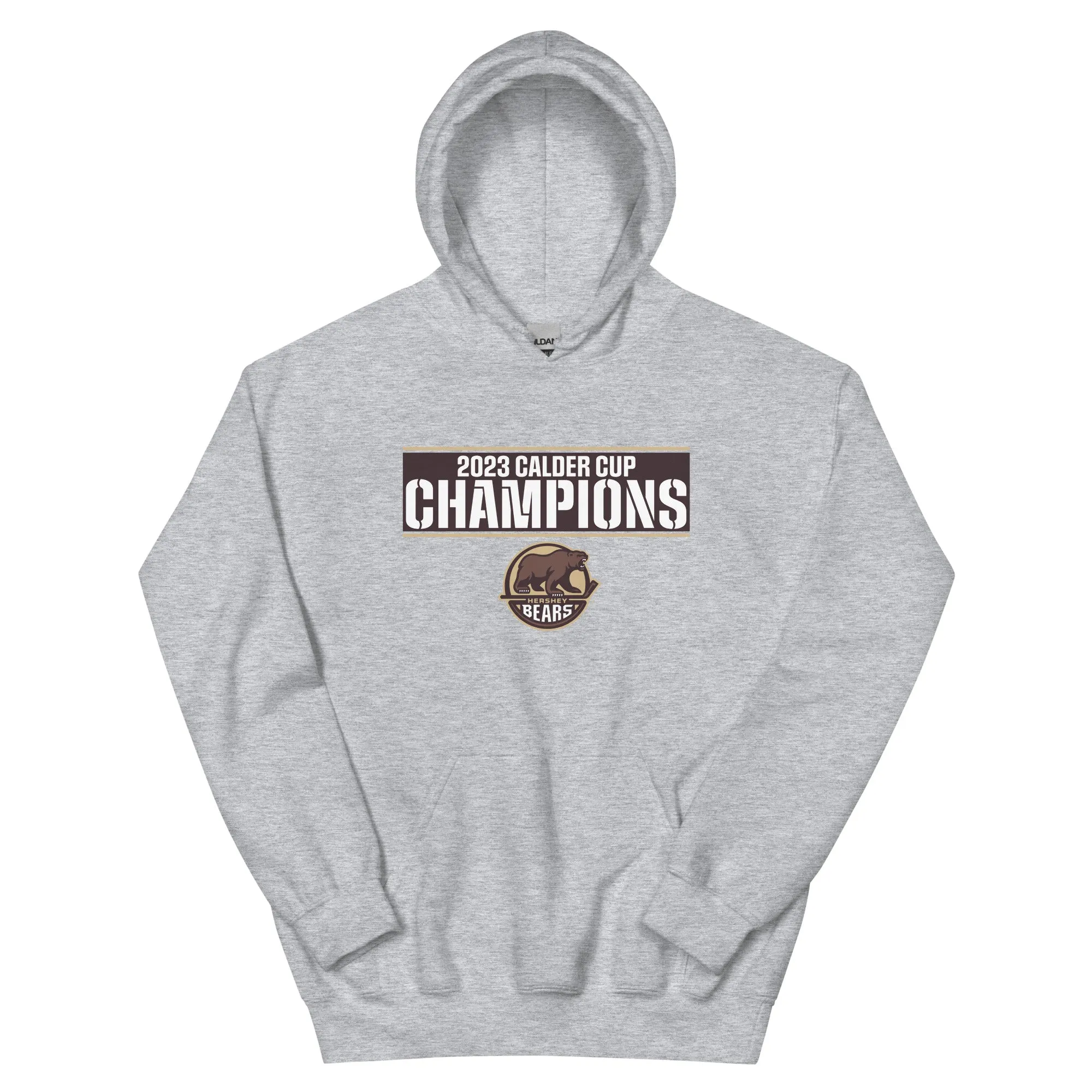 Hershey Bears 2023 Calder Cup Champions Adult Crossbar Pullover Hoodie