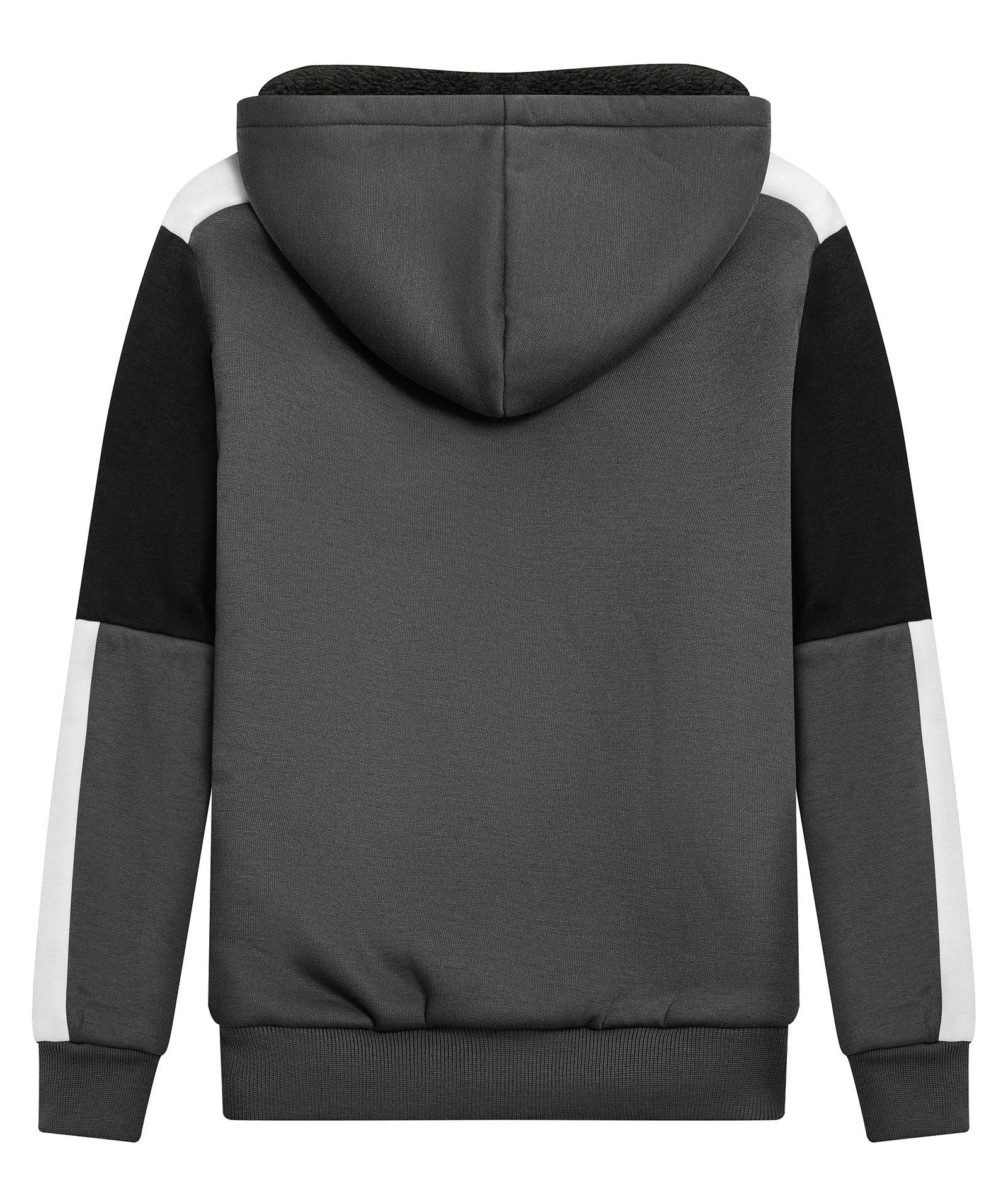 Kid's Long Sleeve Sherpa Lined Fleece Hoodie-ZPK006220