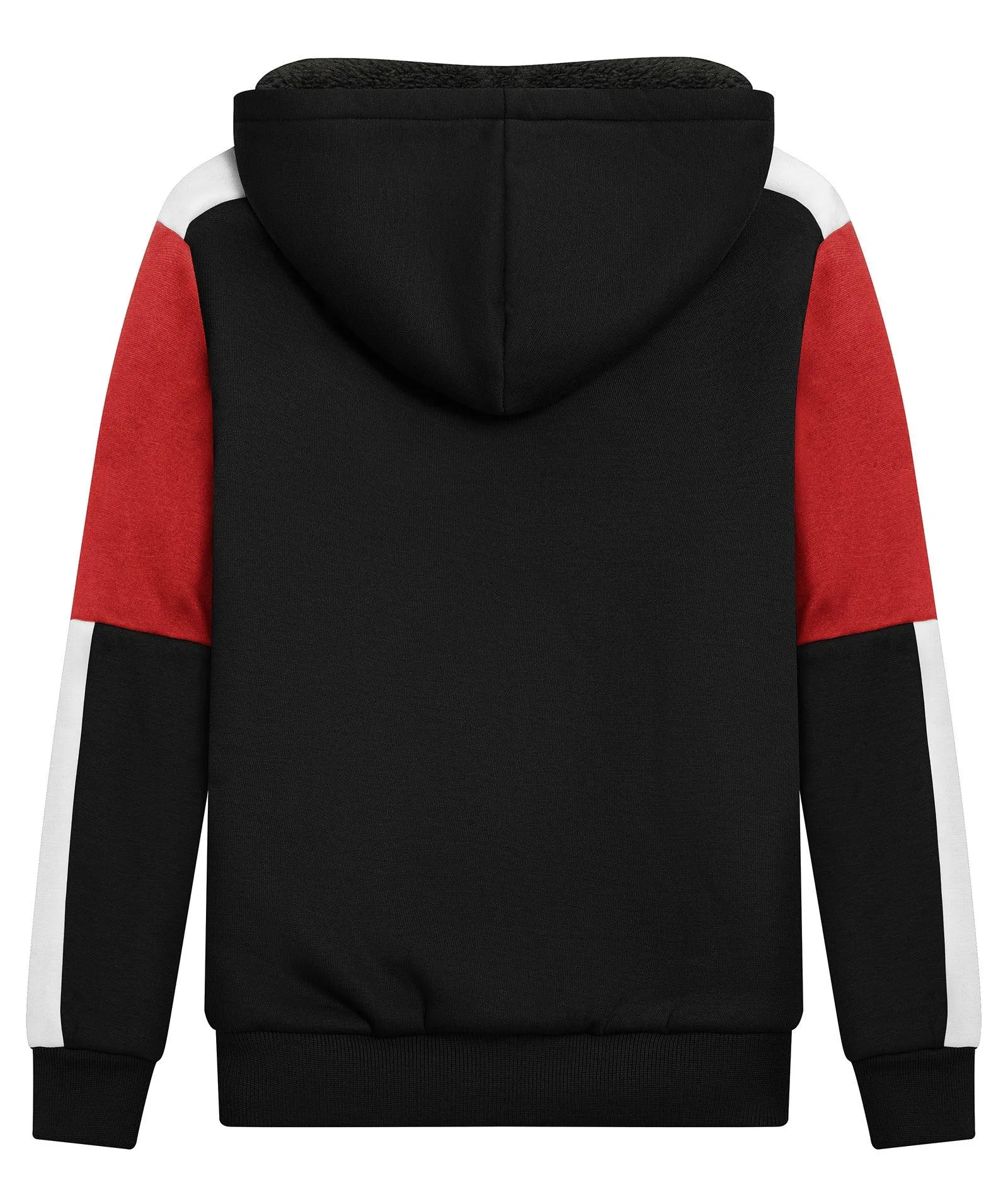 Kid's Long Sleeve Sherpa Lined Fleece Hoodie-ZPK006220