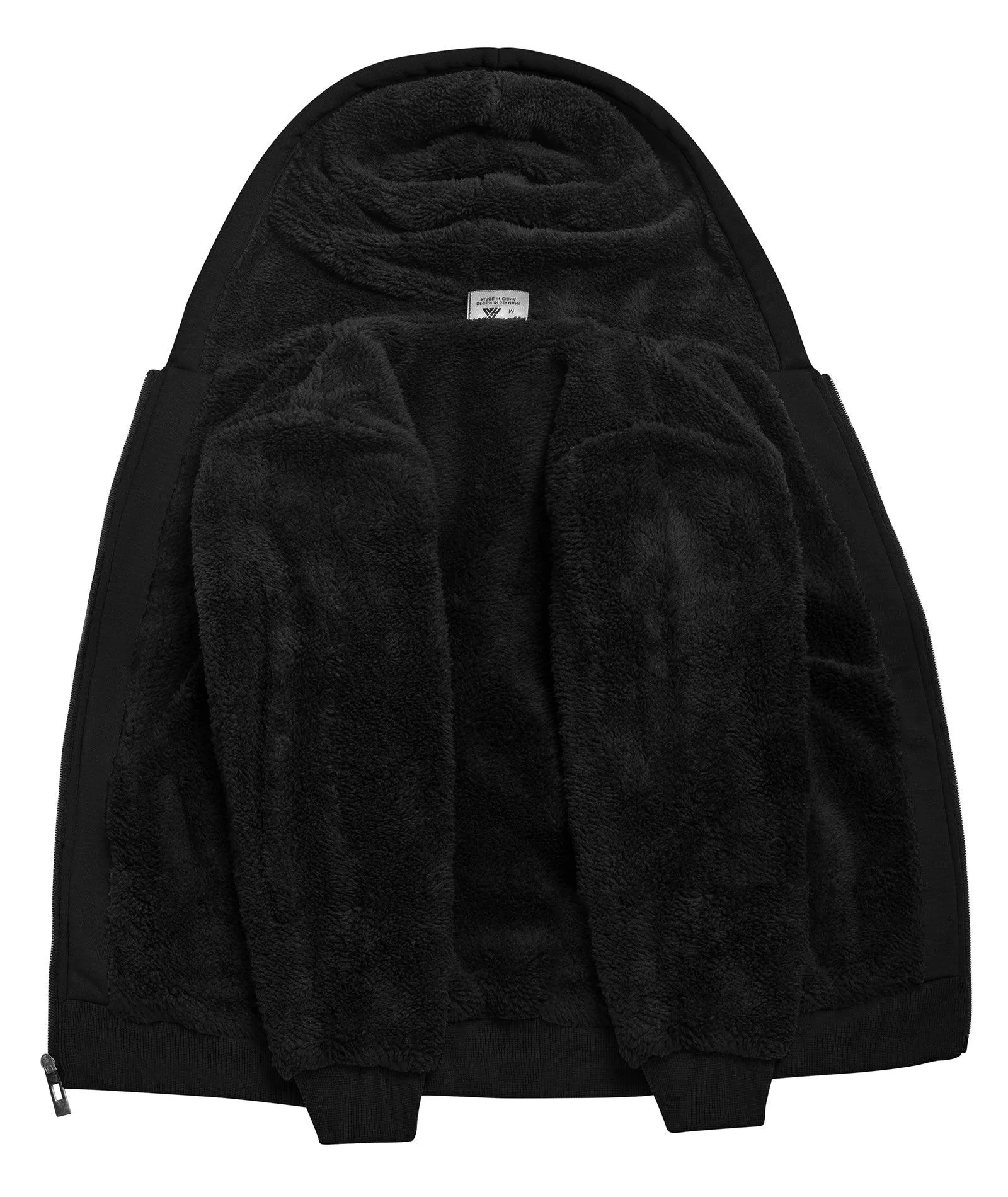 Kid's Long Sleeve Sherpa Lined Fleece Hoodie-ZPK006220