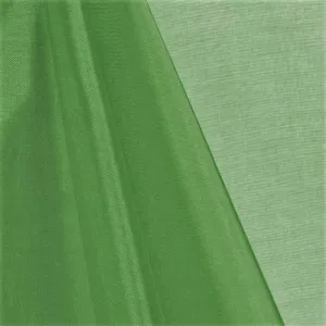 Kiwi Green 60"Wide 100% Polyester Soft Light Weight, Sheer Crystal Organza Fabric Sold By The Yard