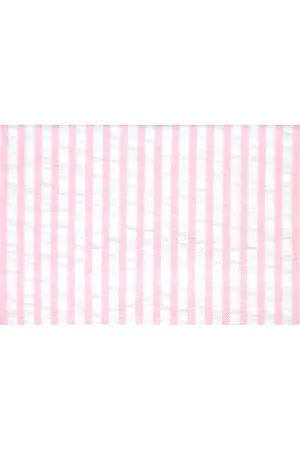 Laguna Cotton Seersucker Trousers - Pink