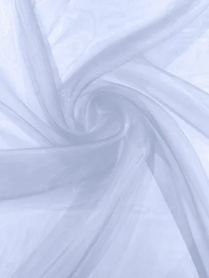 Light Coppen Blue 58/60"Wide 100% Polyester Soft Light Weight, Sheer Crystal Organza Fabric Sold By The Yard
