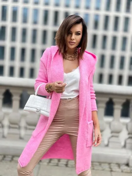 Long Cardigan /pink