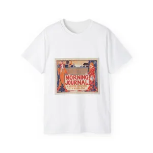 Louis Rhead - Affiche américaine pour le "Morning Journal". White T-Shirt Gildan 2000 Cotton Unisex