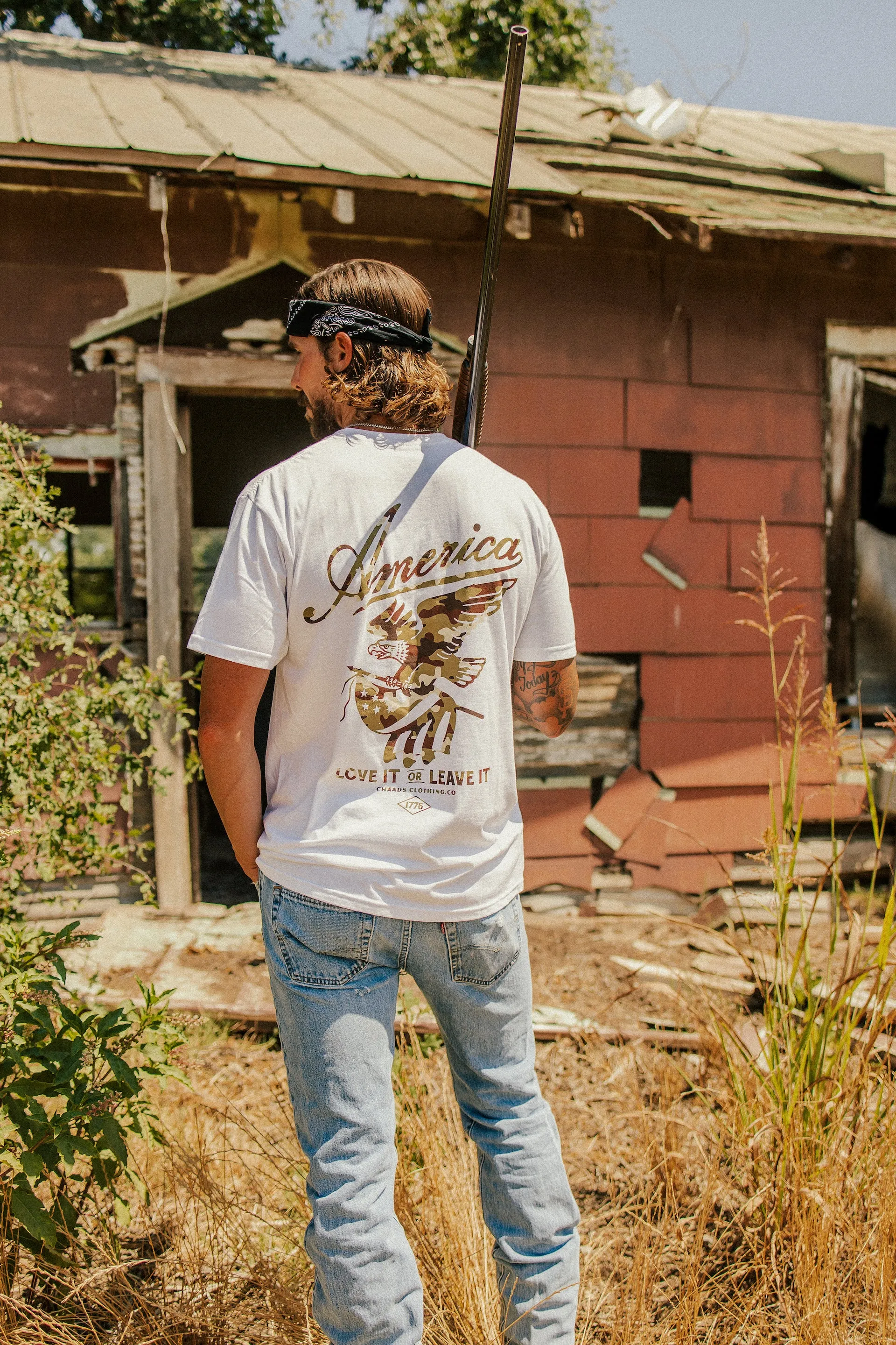 Love it or Leave it Camo Tee