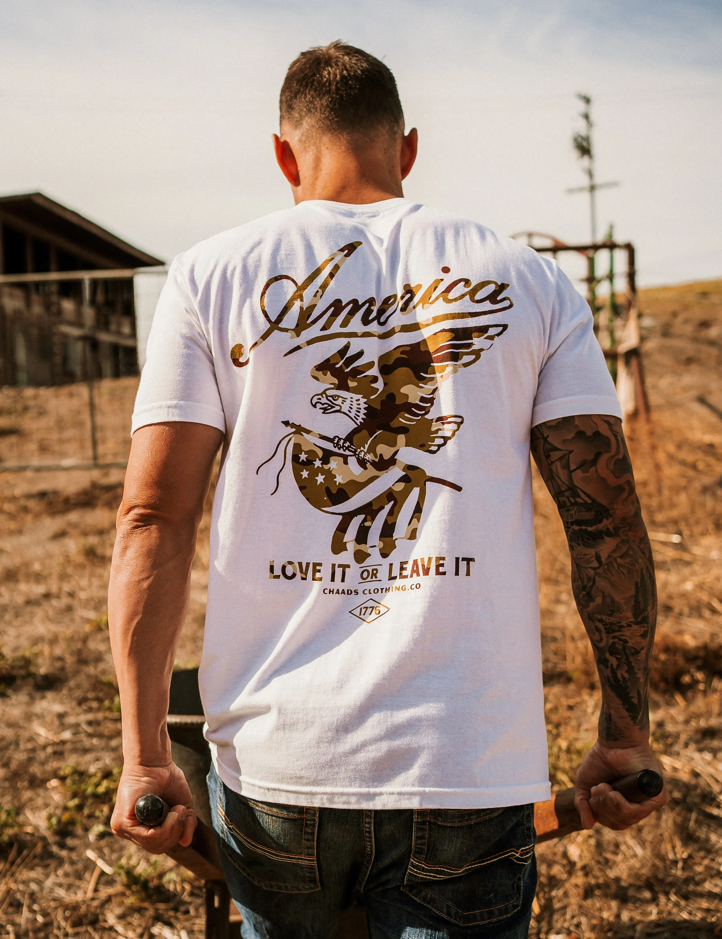 Love it or Leave it Camo Tee