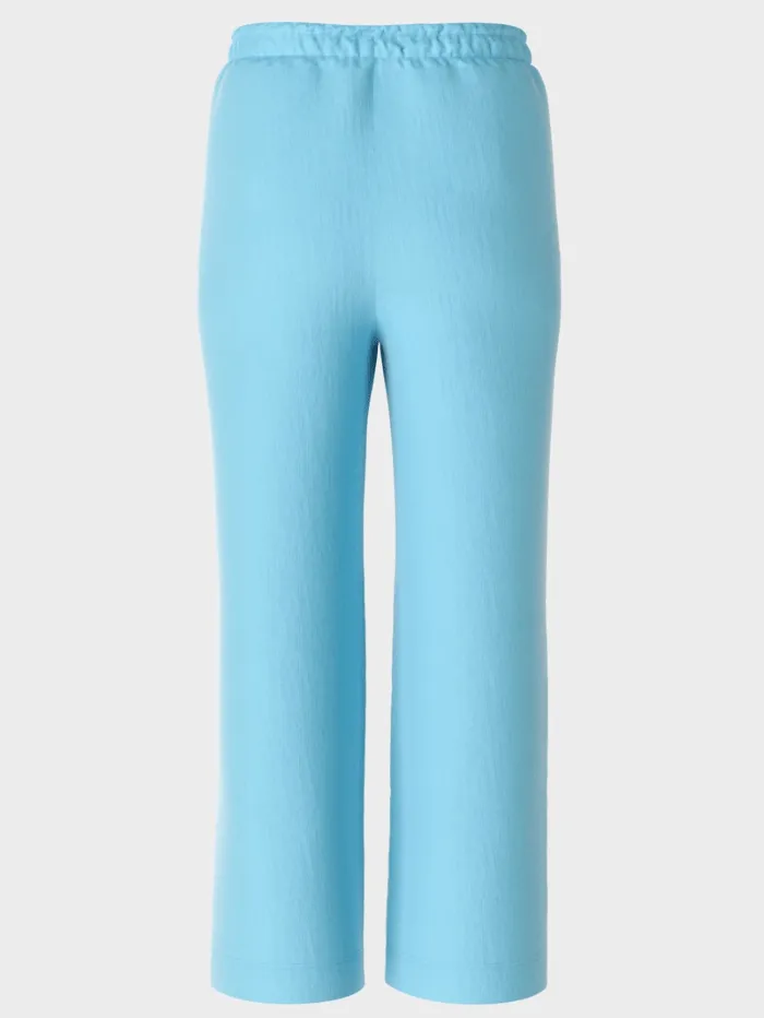 Marc Cain Sports WUSU Linen Trousers In Turquoise WS 81.47 W03 COL 339