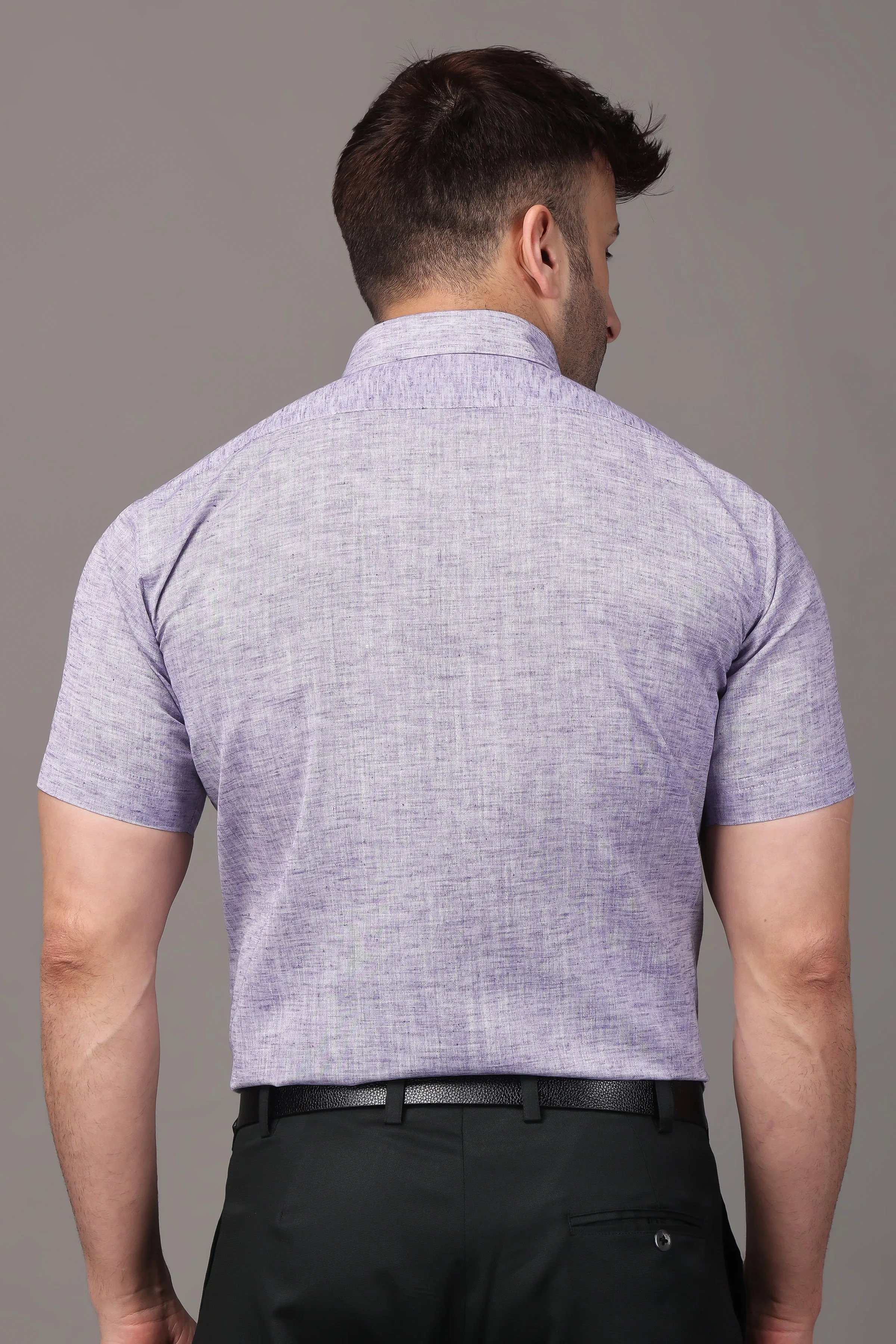Mauve Mirage Textured Shirt