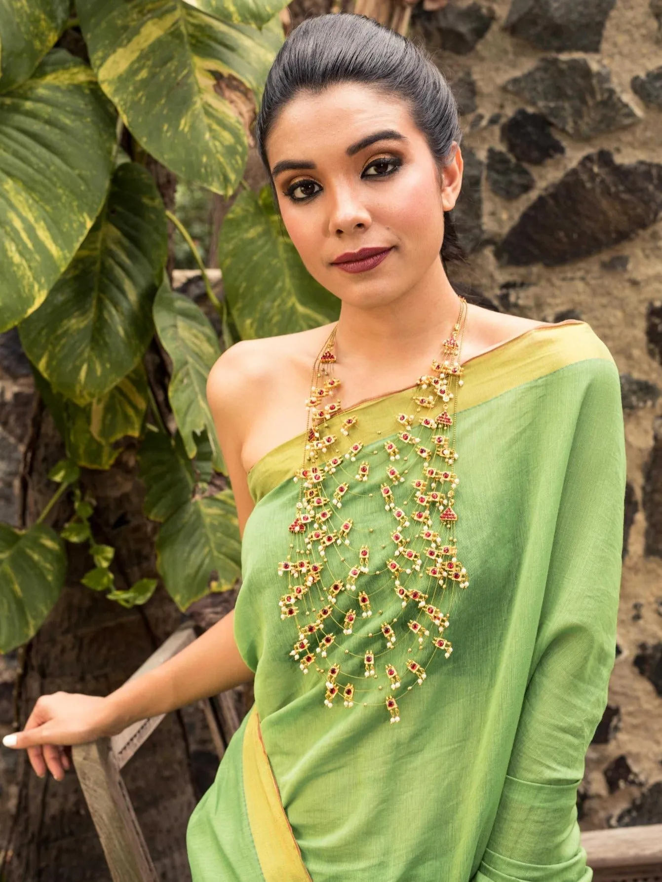 Multi Layered Temple Necklace