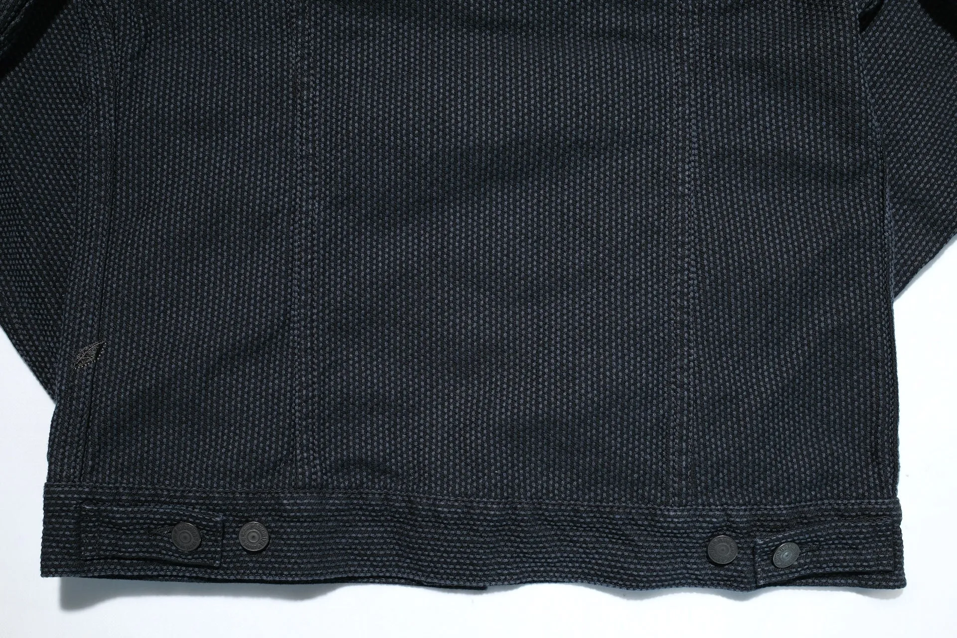 Pure Blue Japan 14oz Sashiko Type 3 Jacket (Black)
