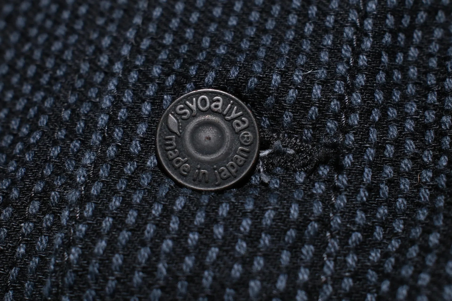 Pure Blue Japan 14oz Sashiko Type 3 Jacket (Black)