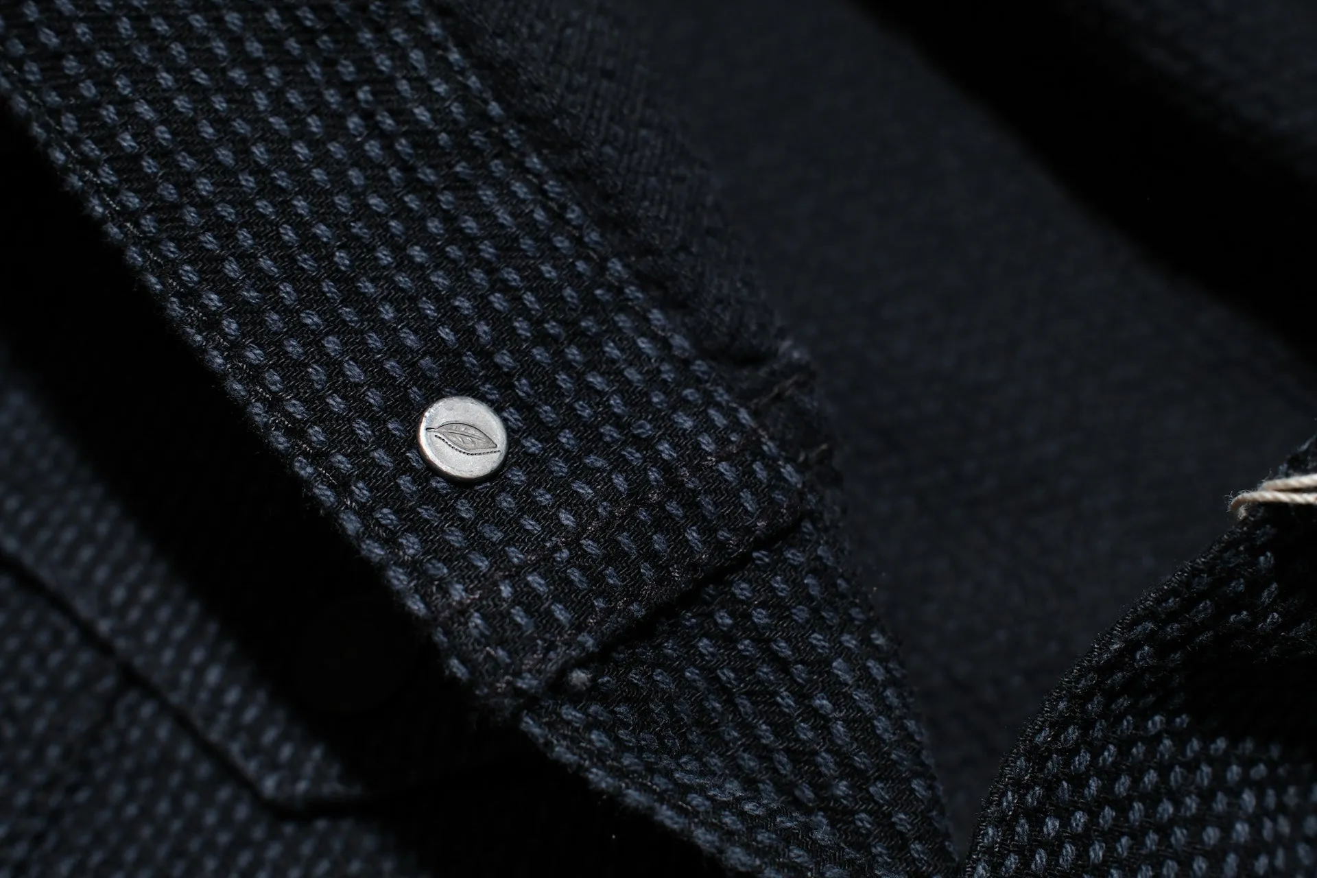 Pure Blue Japan 14oz Sashiko Type 3 Jacket (Black)