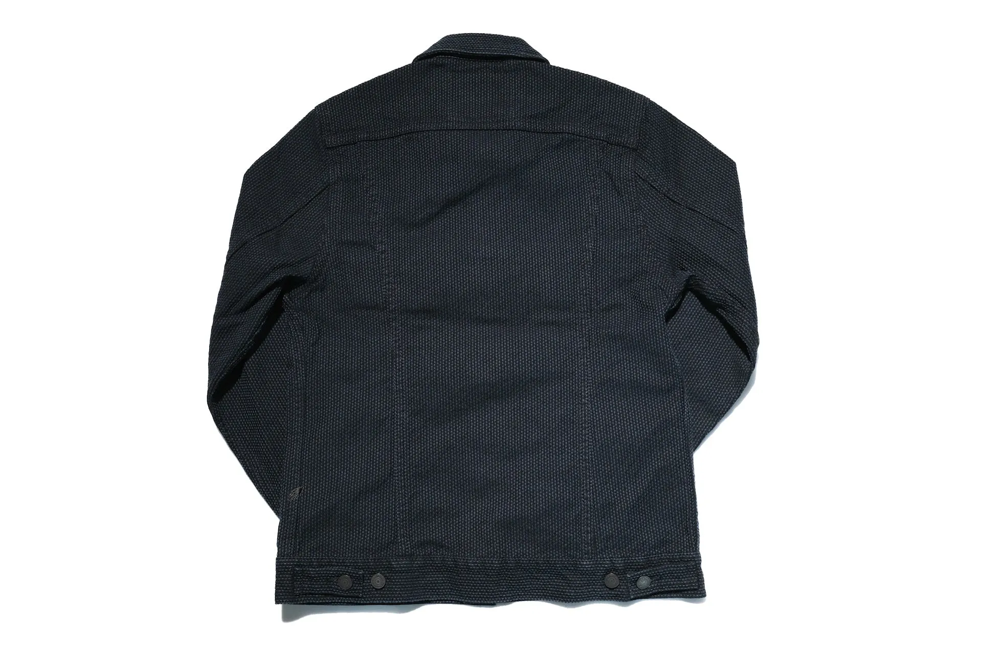 Pure Blue Japan 14oz Sashiko Type 3 Jacket (Black)