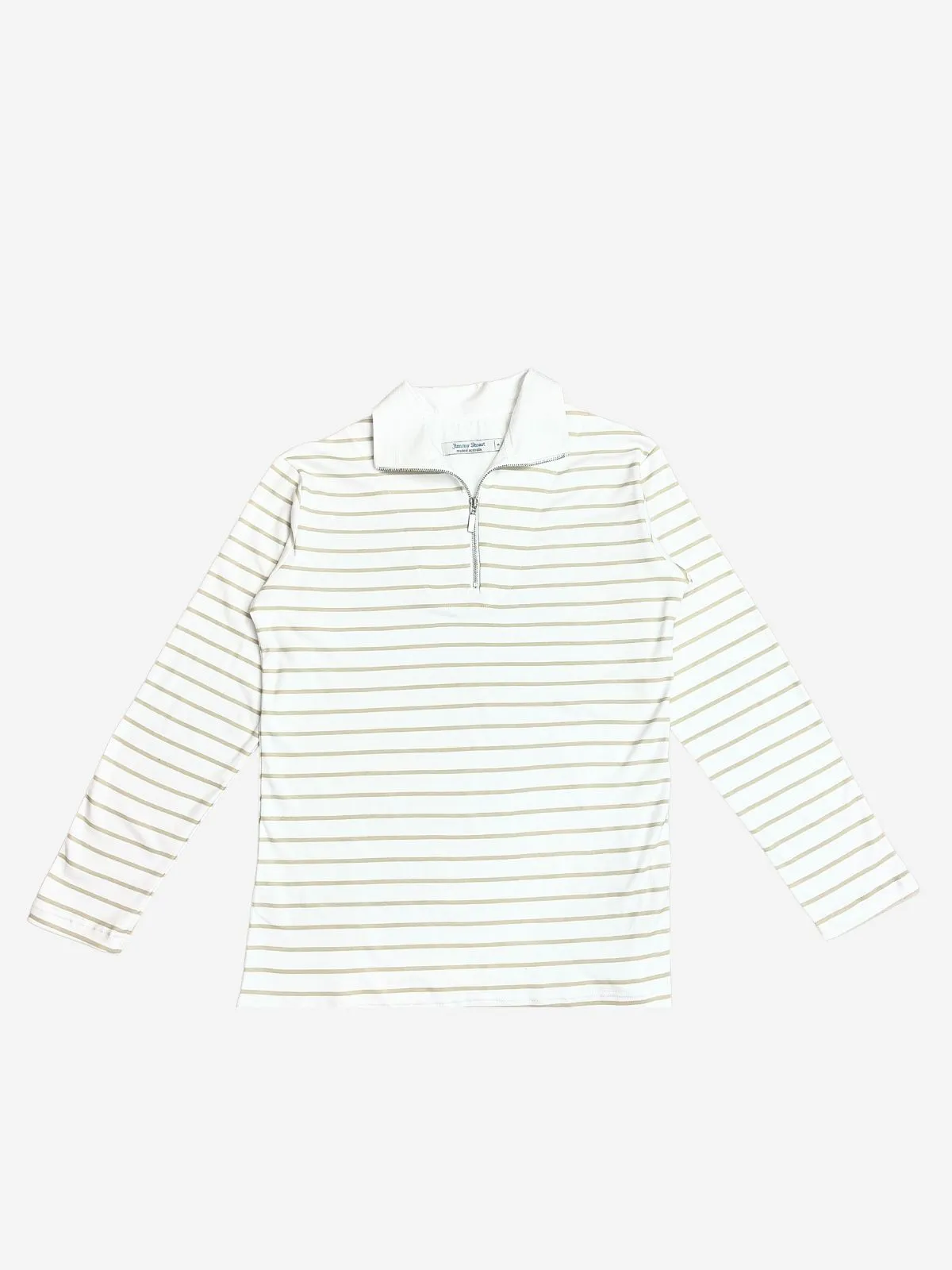 Riviera Caramel Zip Polo