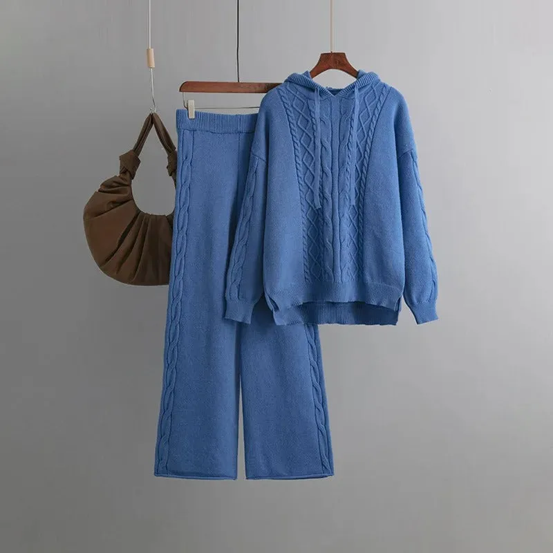 ROSALINDA – Super Comfortable Oversized Knitted Suit Set
