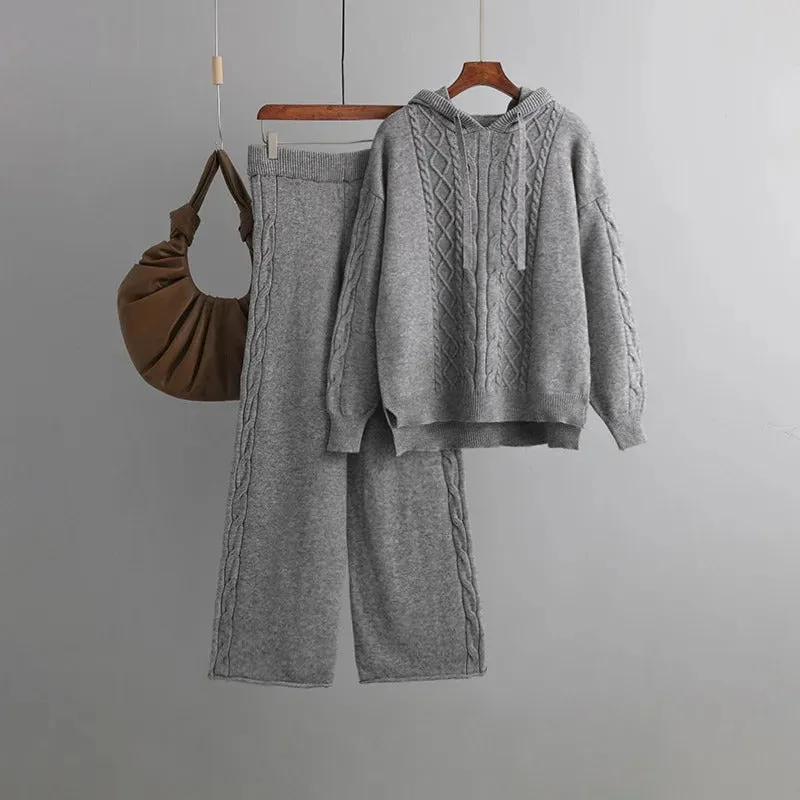 ROSALINDA – Super Comfortable Oversized Knitted Suit Set