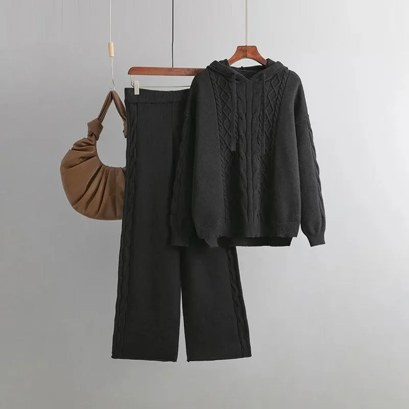 ROSALINDA – Super Comfortable Oversized Knitted Suit Set