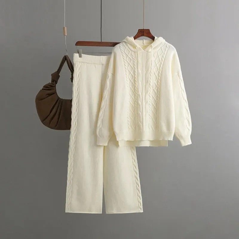 ROSALINDA – Super Comfortable Oversized Knitted Suit Set